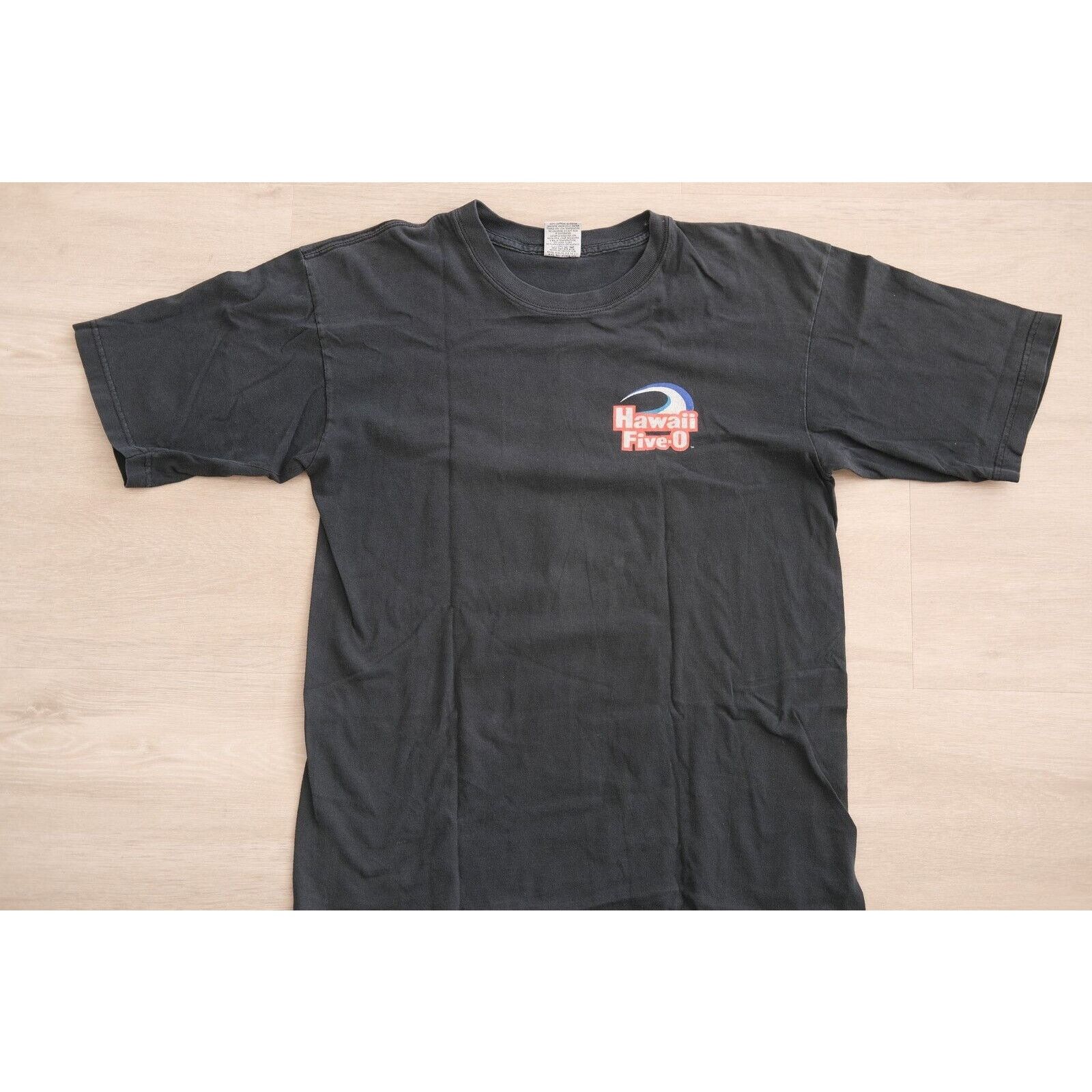 Other Vintage 90s Royal Avalon Hawaii Five O Tee Shirt Large Black Size US L / EU 52-54 / 3 - 2 Thumbnail