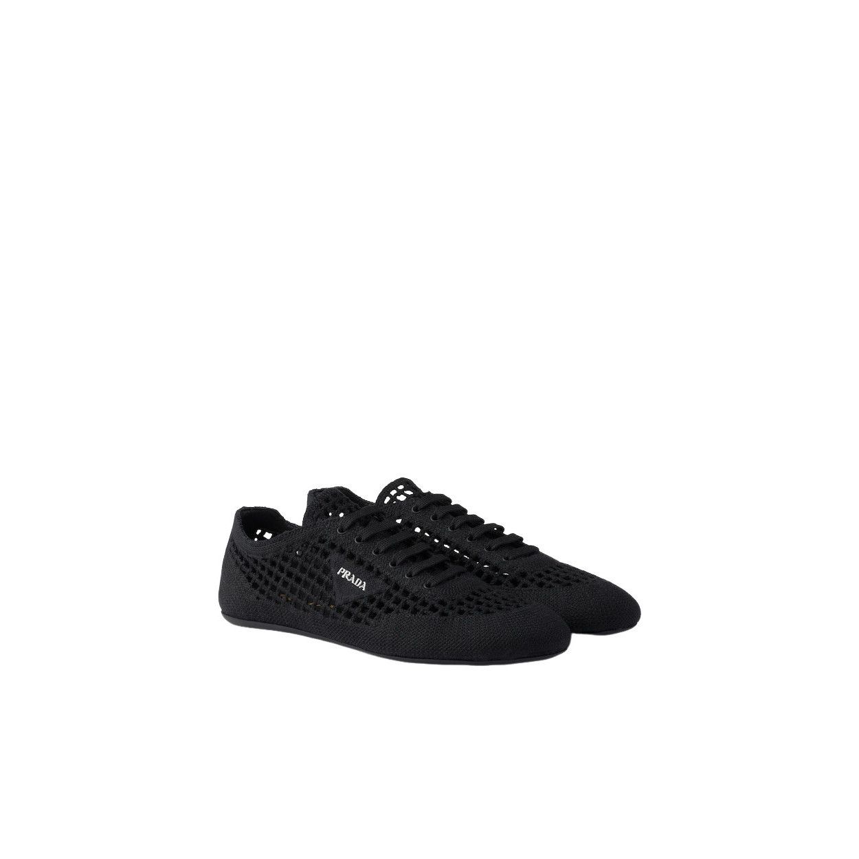 Prada PRADA Collapse $1290 Black Crochet Sneakers New & Authentic Size US 11 / IT 41 - 1 Thumbnail