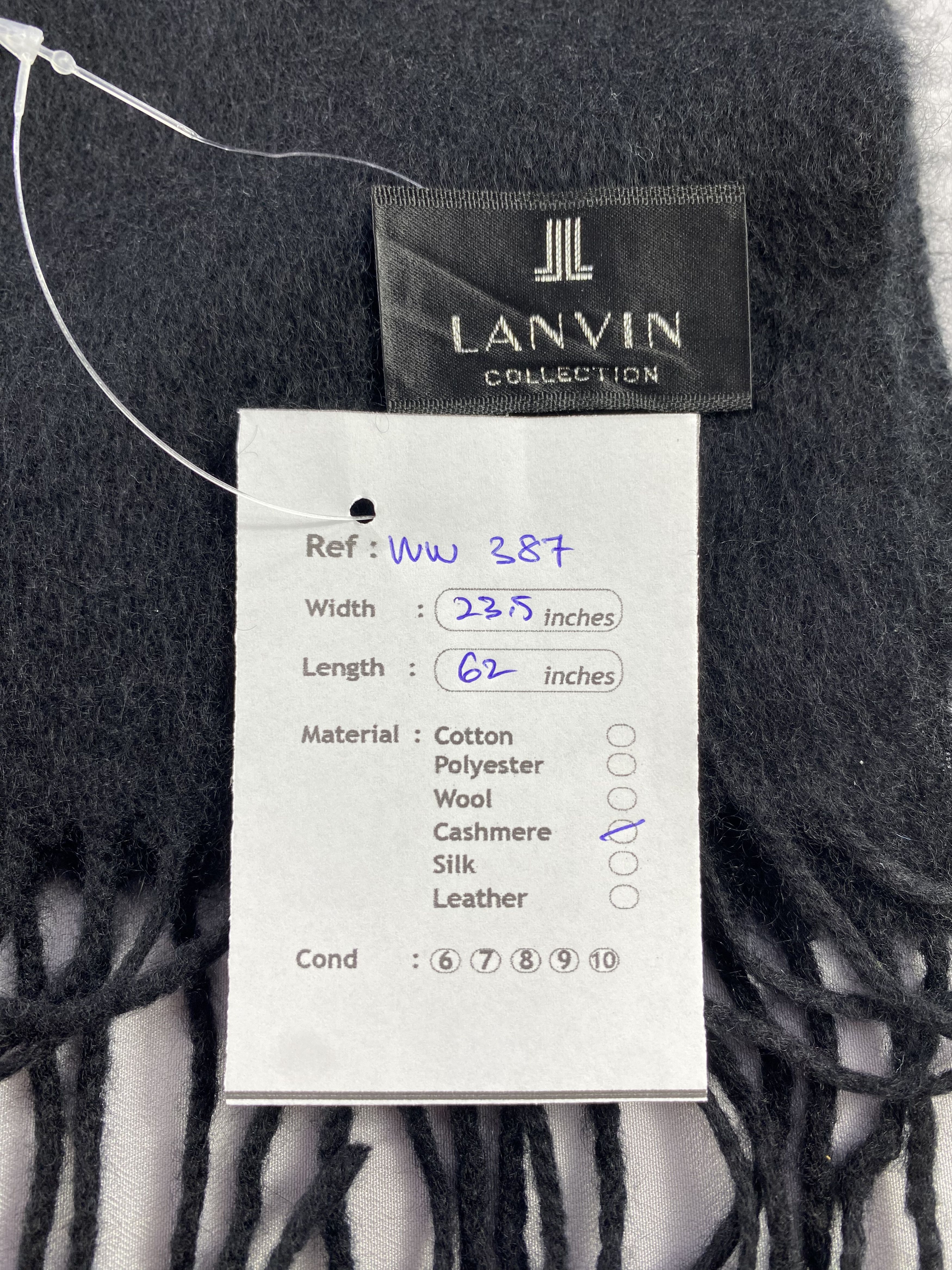 Lanvin × Vintage Lanvin Scarf / Muffler / Neckwear Size ONE SIZE - 5 Thumbnail