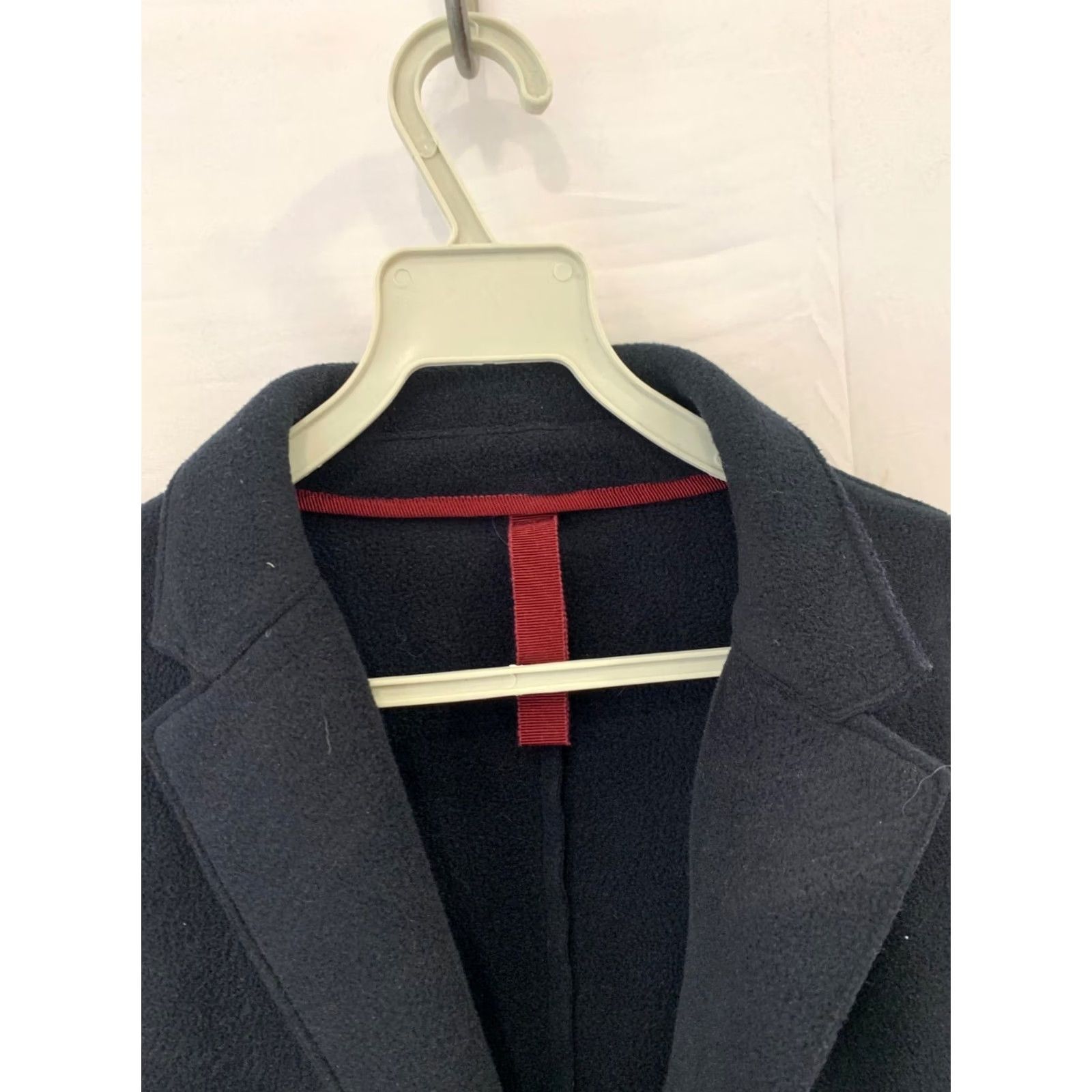 Vintage Harris Wharf London Blazer Men XL IT56 Dark Navy Blue 3-Button Italy Virgin Wool EUC Size 46R - 8 Thumbnail