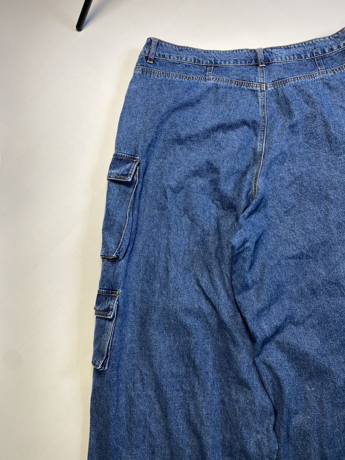 Fashion Nova × Vintage Fashion Nova Y2k Baggy Rap Multi Pocket Jeans Pants Jnco Size US 36 / EU 52 - 11 Thumbnail