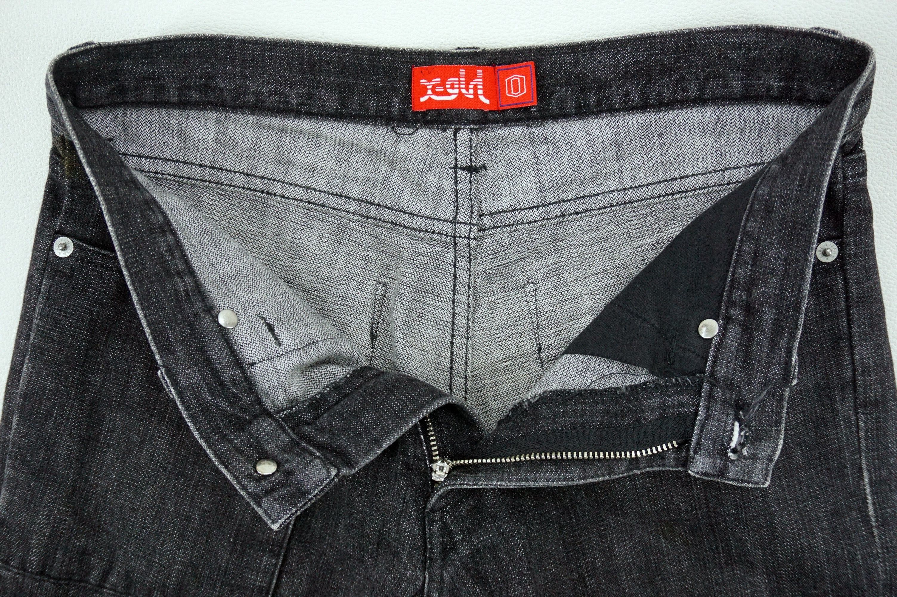 Japanese Brand X-Girl Jeans fits W29xL30 Multi Zipper Bondage Slim Denim Size 25" / US 0 / IT 36 - 6 Thumbnail