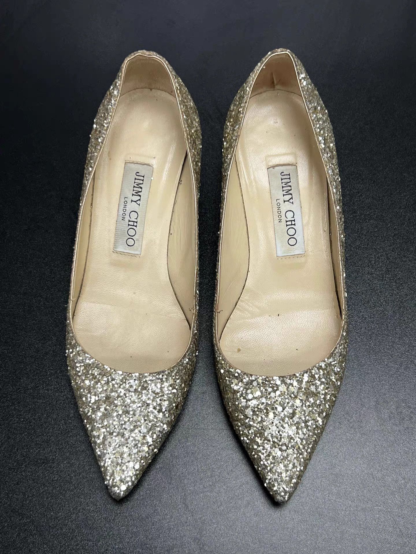 Jimmy Choo Jimmy Choo Sequin Heels K15 Size US 6 / IT 36 - 3 Thumbnail