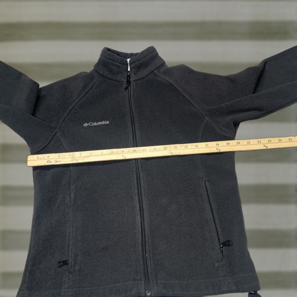 Vintage Columbia Zip Up Fleece Jacket Long Sleeve Black Women's Size Medium Size M / US 6-8 / IT 42-44 - 1 Thumbnail