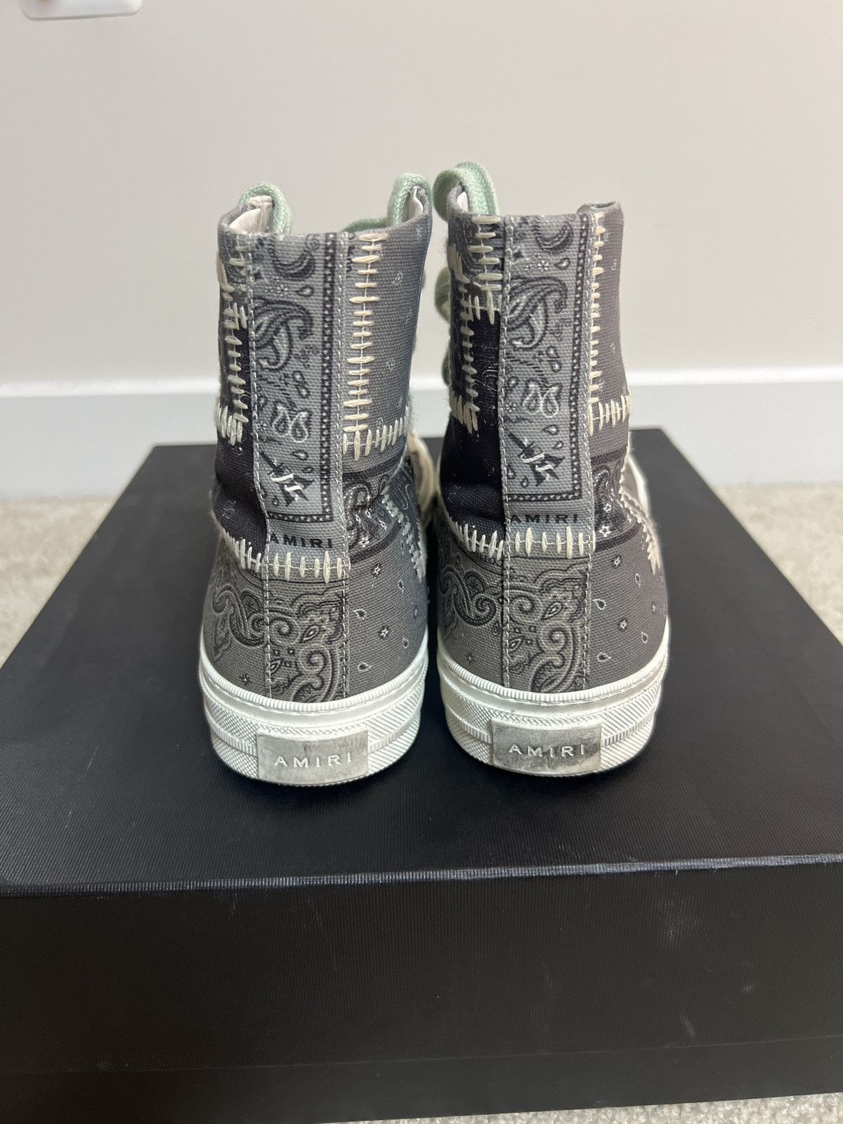 Amiri Bandana Reconstructed Sneakers in Multicolor Size US 8 / EU 41 - 3 Thumbnail