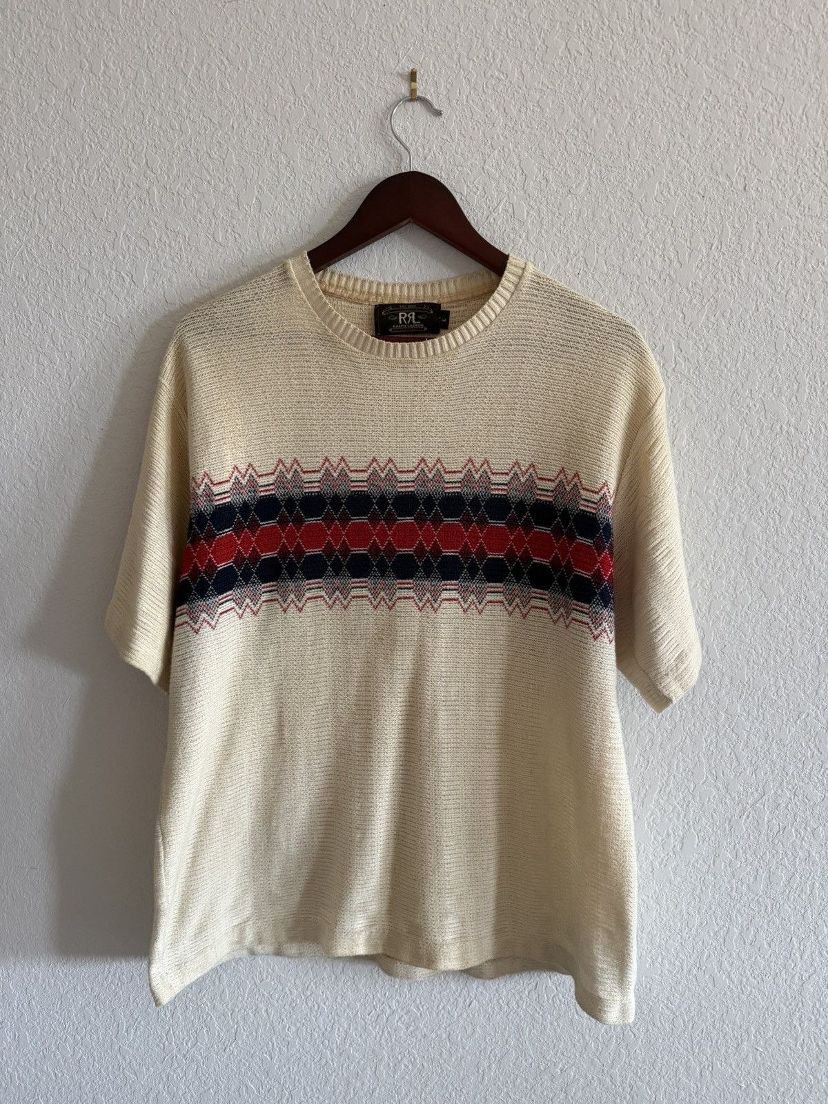 RRL Western Cotton Knit Jersey Shirt