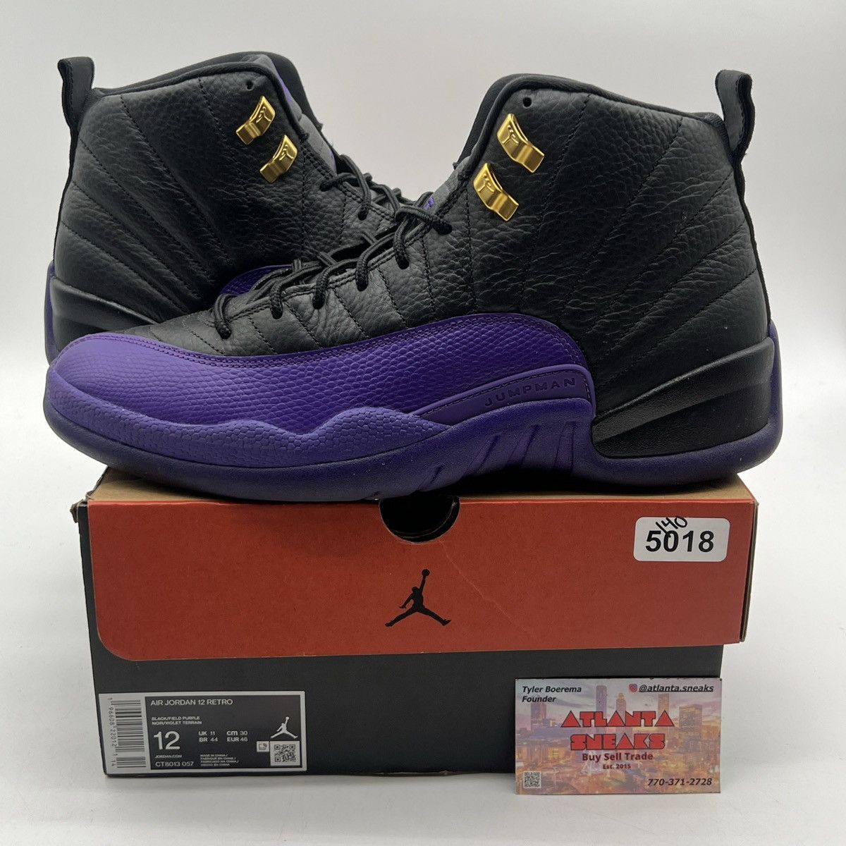 Jordan Brand Air Jordan 12 field purple Size US 12 / EU 45 - 1 Thumbnail
