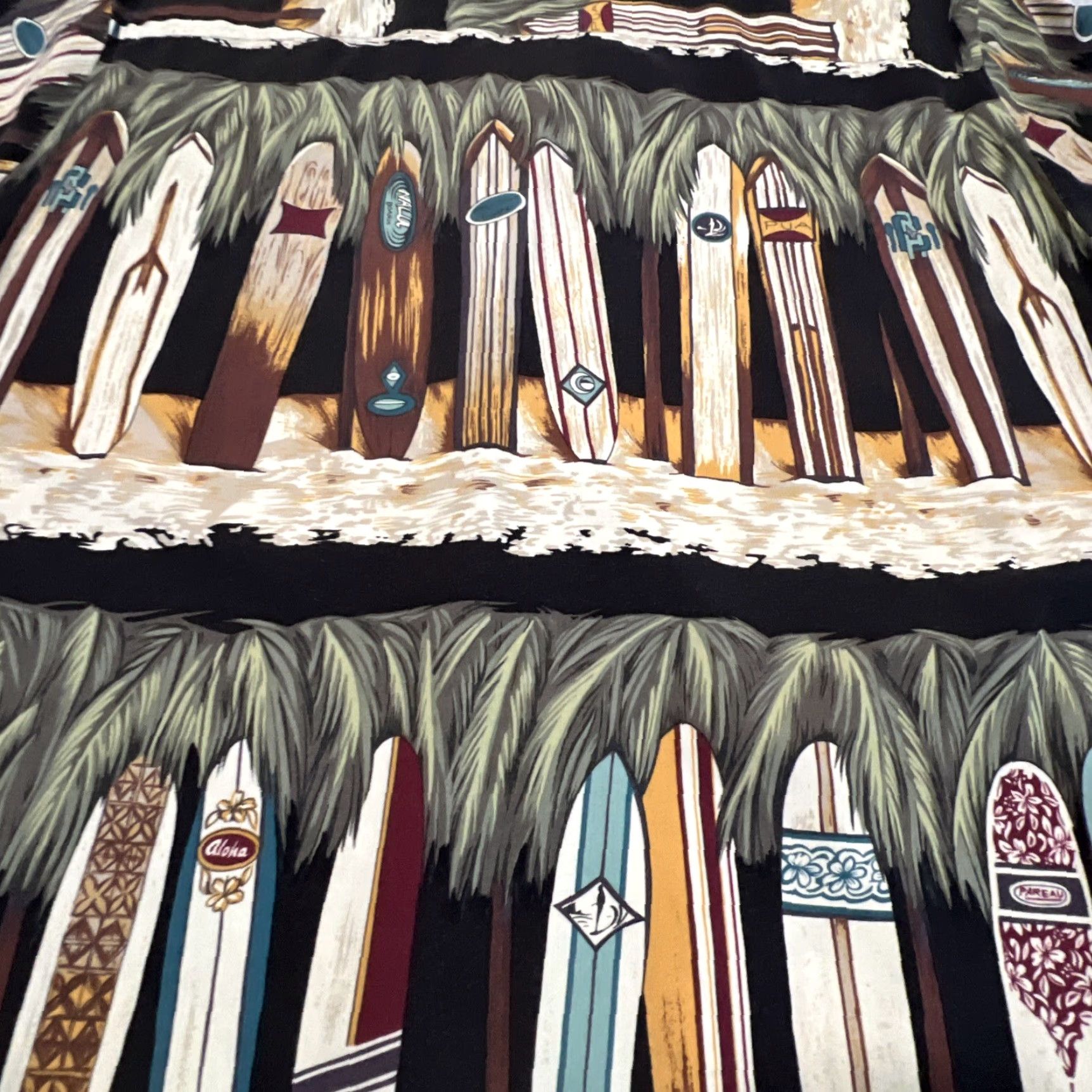 Vintage Kalaheo Hawaiian Shirt Men’s M Surf Boards All Over Button Up Size US M / EU 48-50 / 2 - 7 Thumbnail