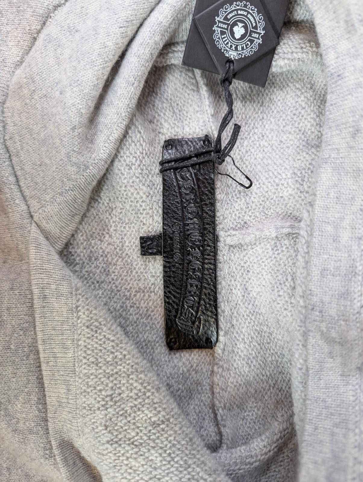 Chrome Hearts Chrome Hearts Life Sentence Cashmere Hoodie in Grey Size US M / EU 48-50 / 2 - 4 Thumbnail
