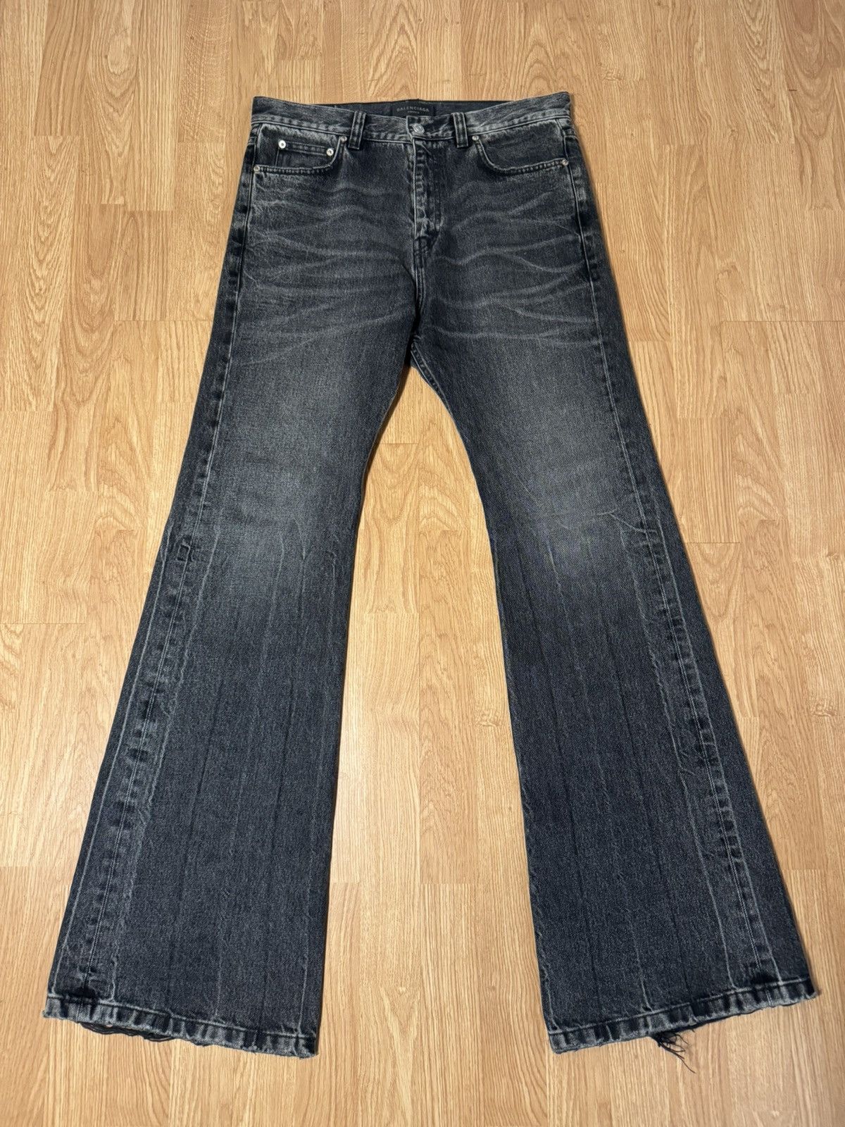 Balenciaga Balenciaga FW22 Lost Tape Flares Jeans | Grailed