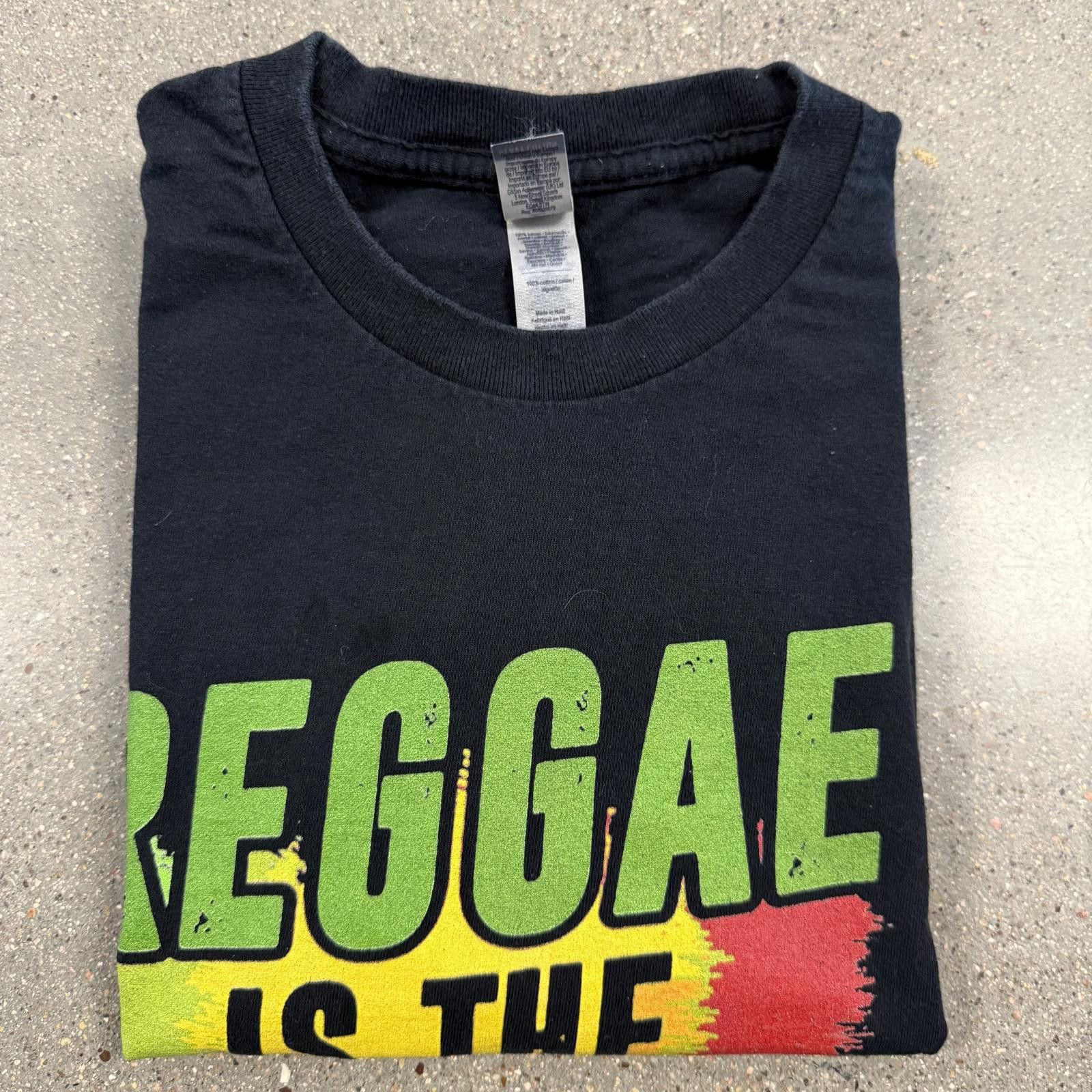 Gildan Reggae Rhythm Jamaica T-Shirt 2XL Size US XXL / EU 58 / 5 - 6 Thumbnail