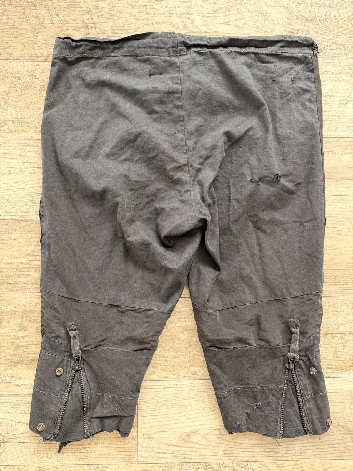 Greg Lauren 🚨OG 3/4 Tent Shorts with Back Zippers Size US 36 / EU 52 - 2 Thumbnail