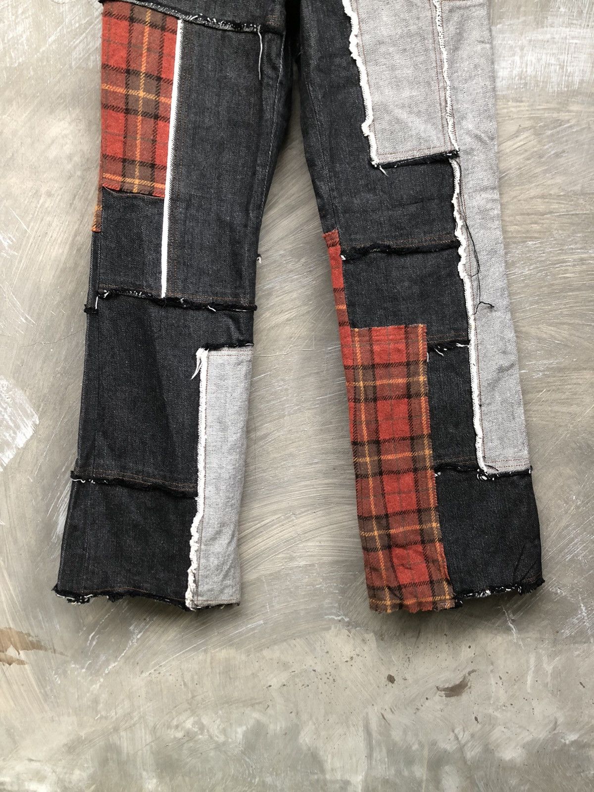 Japanese Brand × Le Grande Bleu (L.G.B.) Y2K💥 Betty’s Blue Shinji Abe Patchwork Denim Size US 28 / EU 44 - 3 Thumbnail