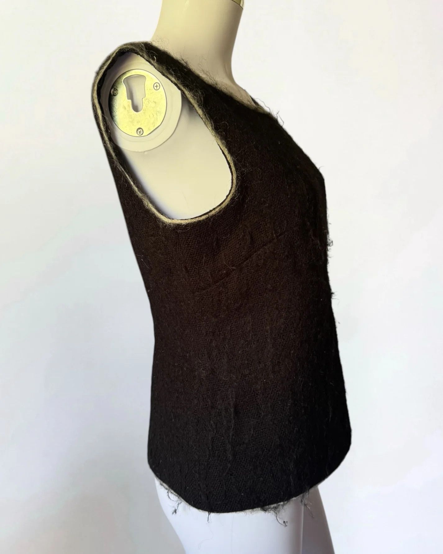 Prada Prada Mohair Vest, FW 1998 Size M / US 6-8 / IT 42-44 - 3 Thumbnail