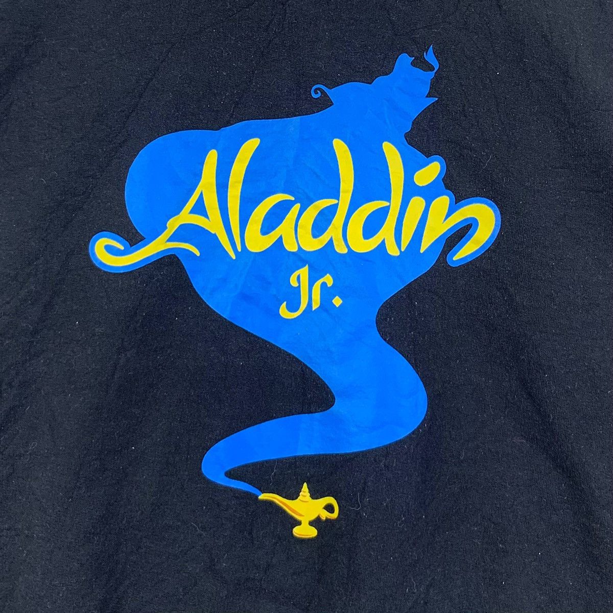 Gildan ALADDIN JR. Cartoon Genie Character Print Black Sweatshirt Size US S / EU 44-46 / 1 - 3 Thumbnail