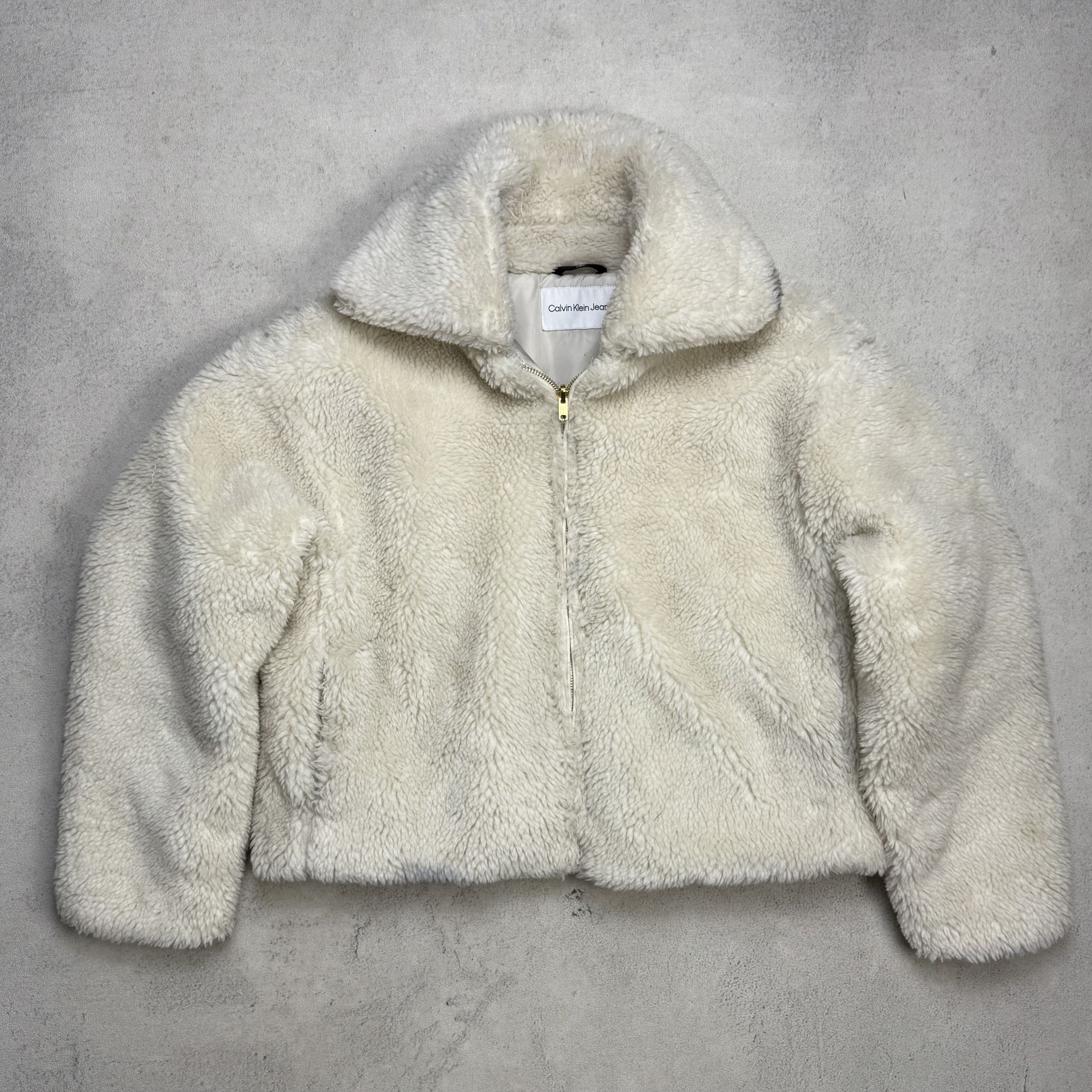 Calvin Klein Calvin Klein Fleece Sherpa Short Jacket Size XS / US 0-2 / IT 36-38 - 5 Thumbnail