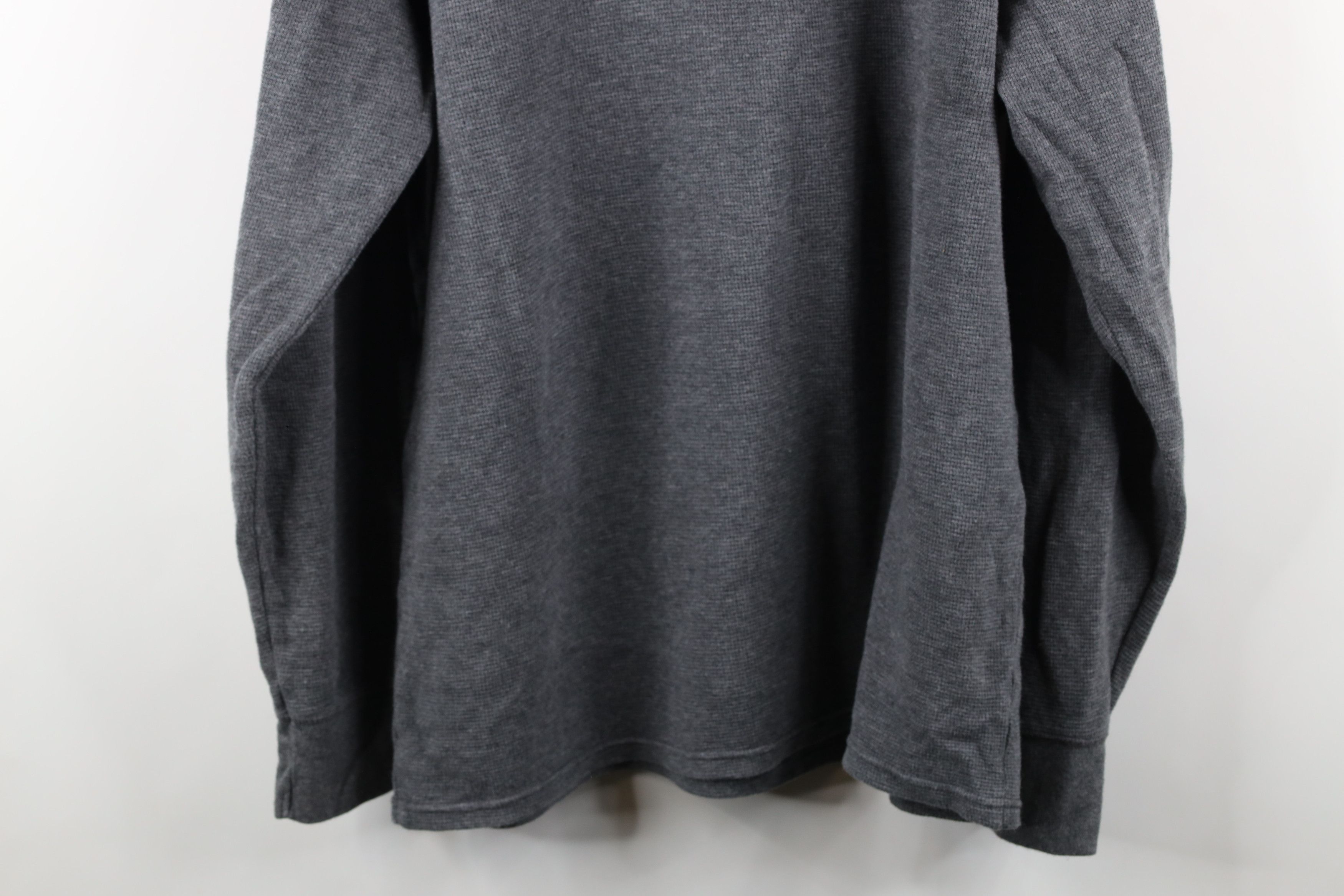 Ralph Lauren Vintage Ralph Lauren Waffle Knit Long Sleeve T-Shirt Gray Size US XXL / EU 58 / 5 - 7 Thumbnail