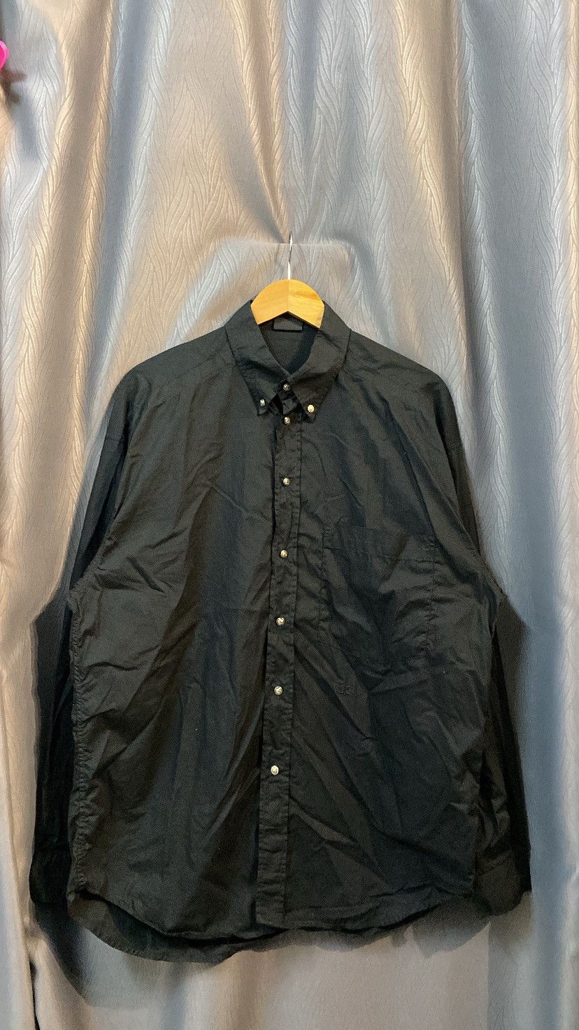 Designer × Versace Jeans Couture Versace Jeans Couture Shirt Button Up Black Size US XL / EU 56 / 4 - 1 Thumbnail