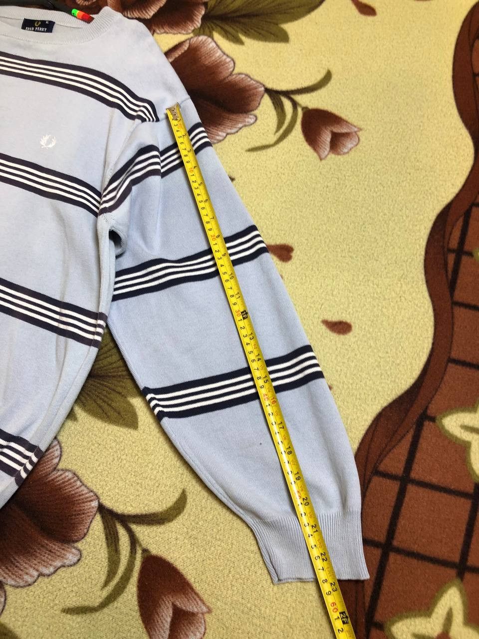 Fred Perry Fred Perry striped Sweater Crew Neck Long Sleeve . Size US XL / EU 56 / 4 - 8 Thumbnail