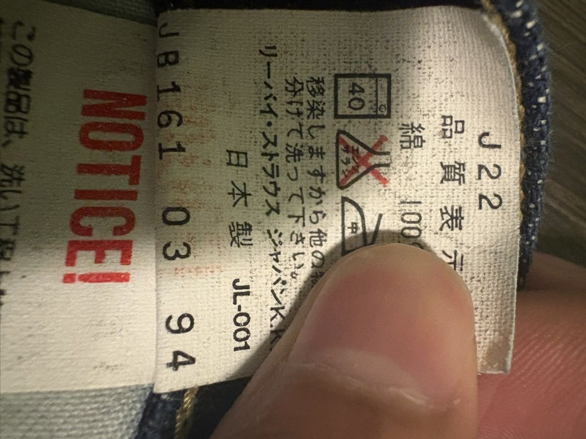 Levi's 90s Levi’s BigE 503B Indigo Selvedge Denim Jeans MadeinJapan Size US 29 - 7 Thumbnail