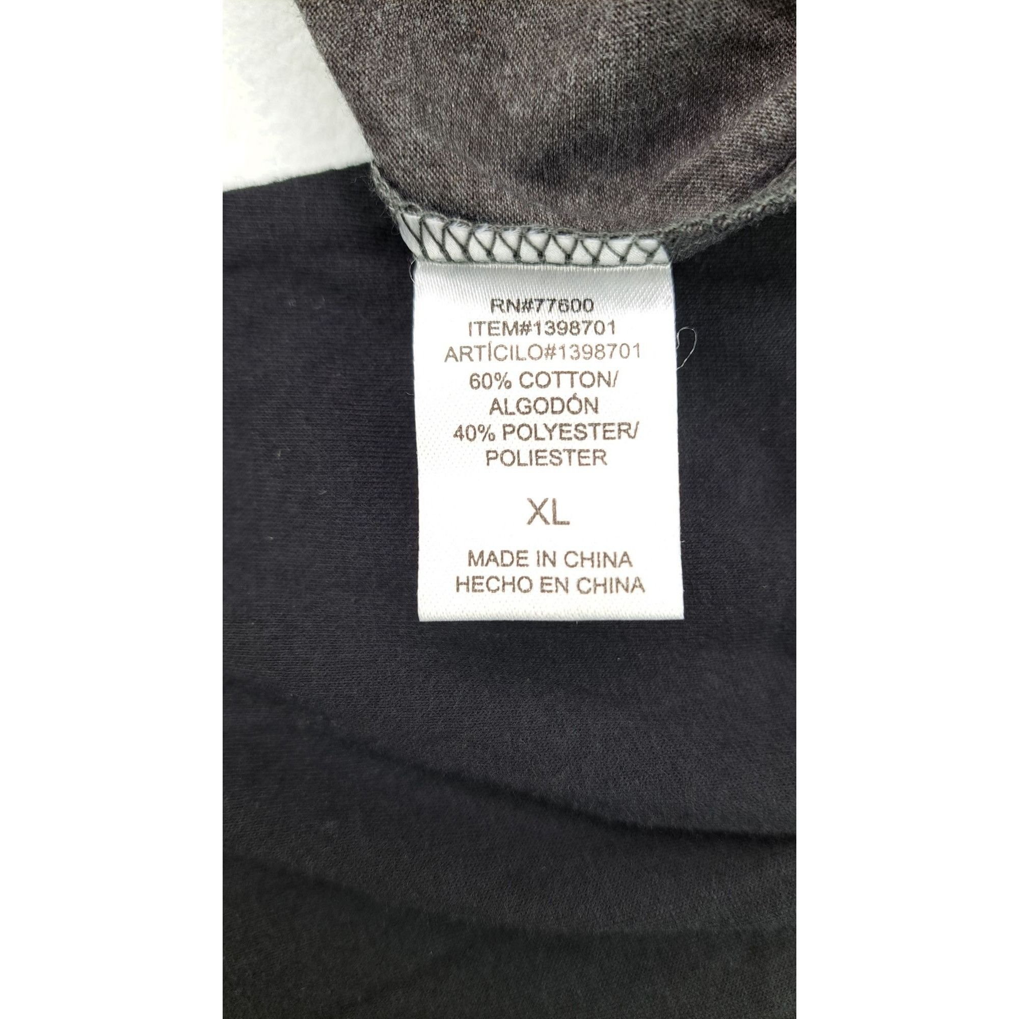 Other Chaser Baseball Raglan Shirt Black Grey All The Good Things Size XL / US 12-14 / IT 48-50 - 5 Thumbnail