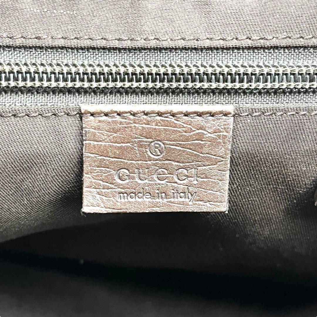 Gucci Gucci - Sherry Crossbody Shoulder Bag GG Beige Brown Size ONE SIZE - 9 Thumbnail
