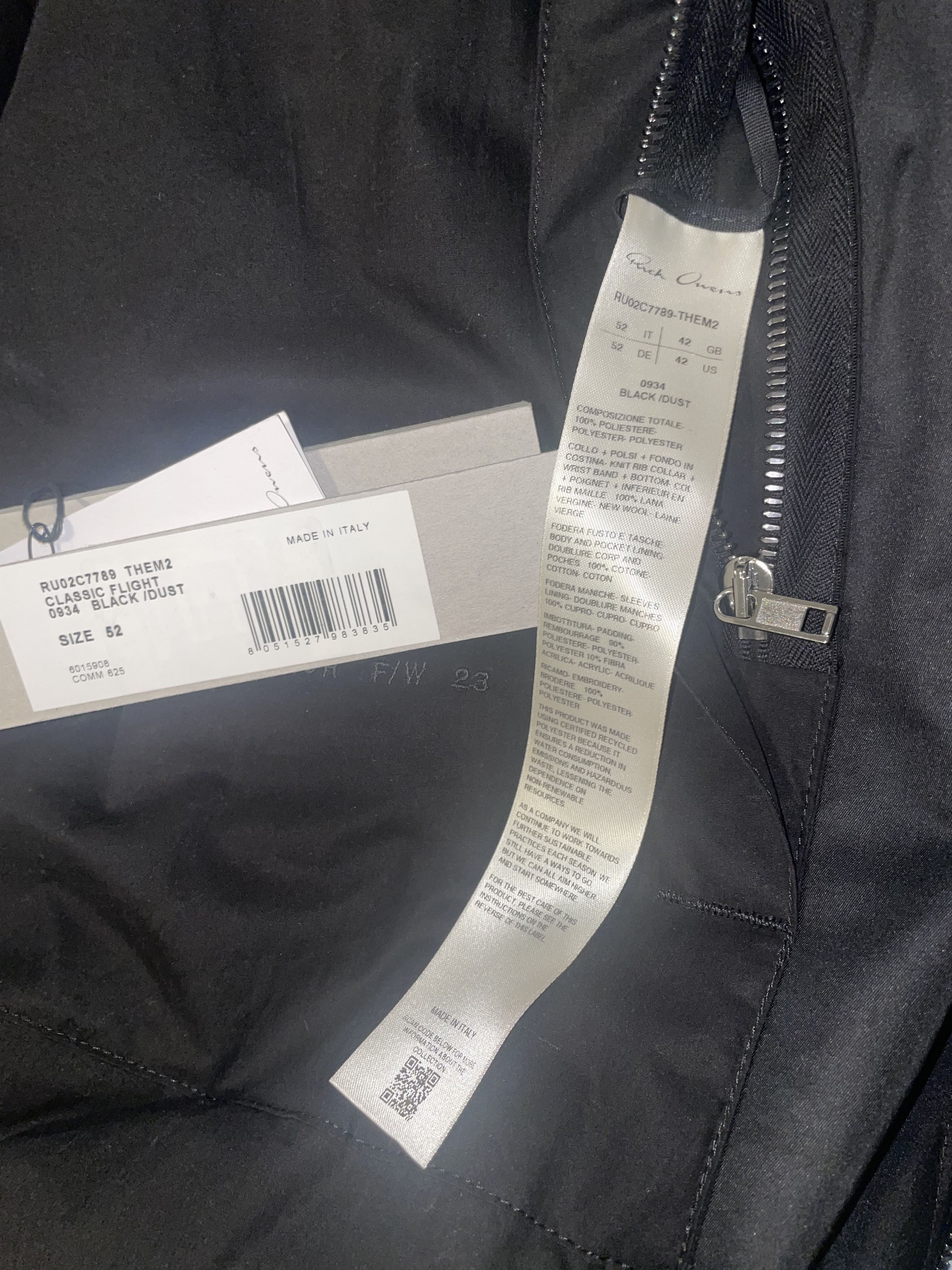 Rick Owens Rick Owens Bomber Jacket Size US L / EU 52-54 / 3 - 9 Thumbnail