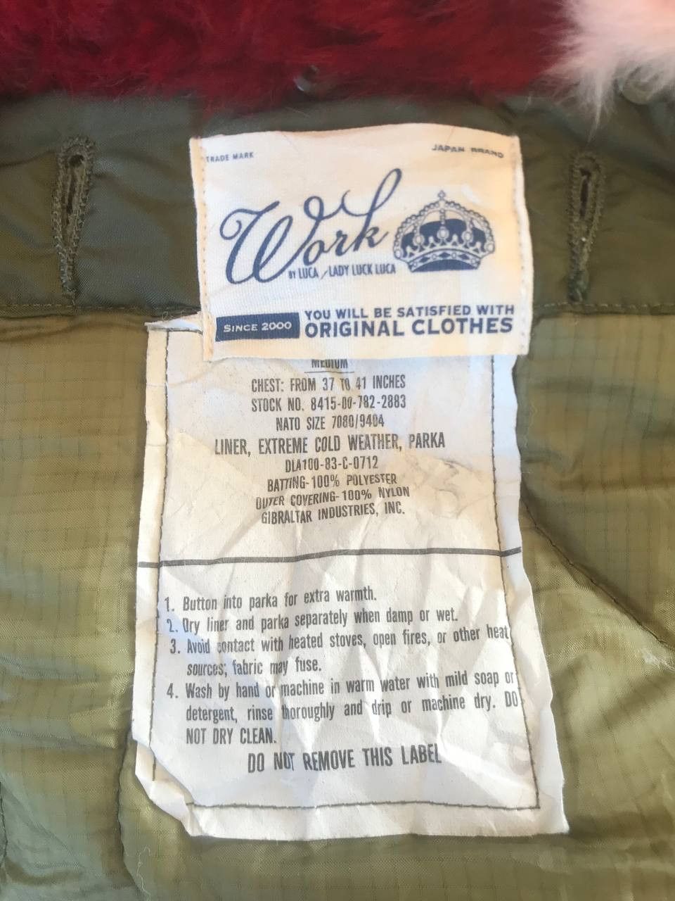 Vintage Re Work Vintage Military Liner Jacket Size US S / EU 44-46 / 1 - 5 Thumbnail