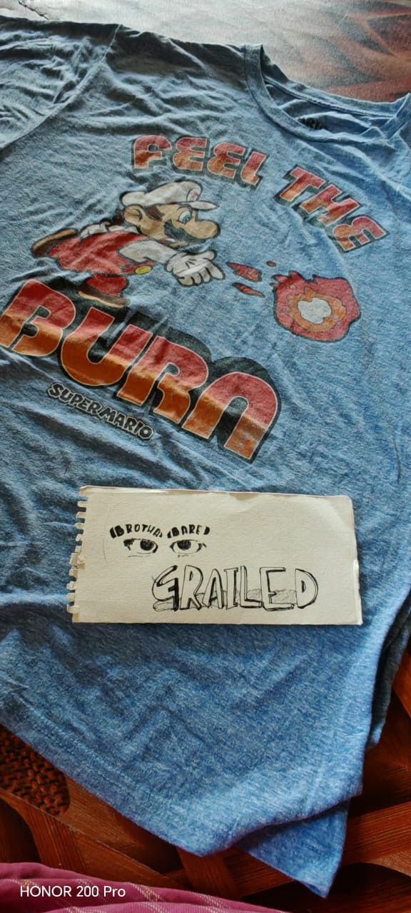 Nintendo SUPERMARIO Feel The Burn Nintendo T-Shirt Size US L / EU 52-54 / 3 - 6 Thumbnail