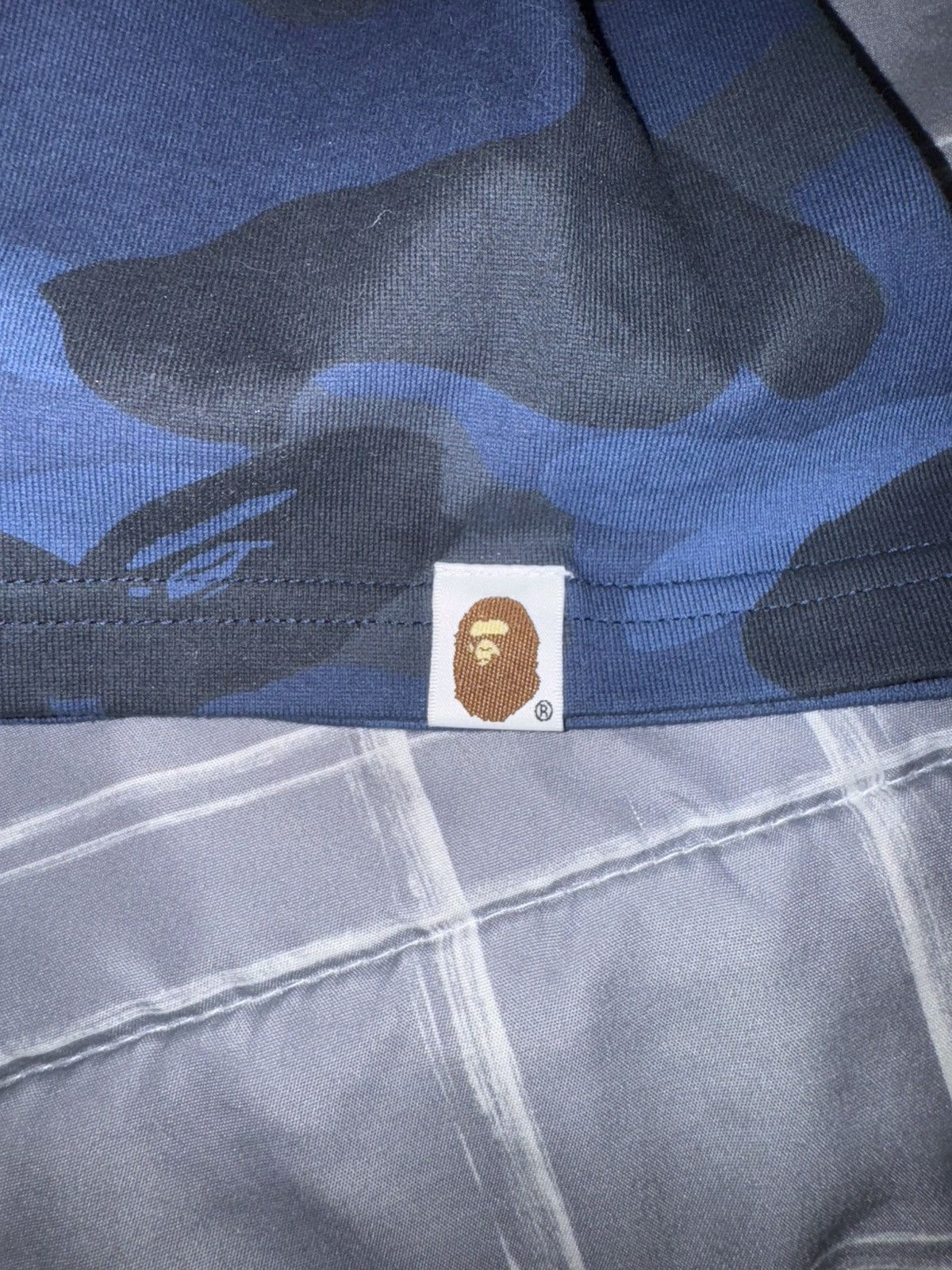 Bape RARE Bape Navy Color Camo Ape Head Relaxed Fit Tee Size US M / EU 48-50 / 2 - 3 Thumbnail