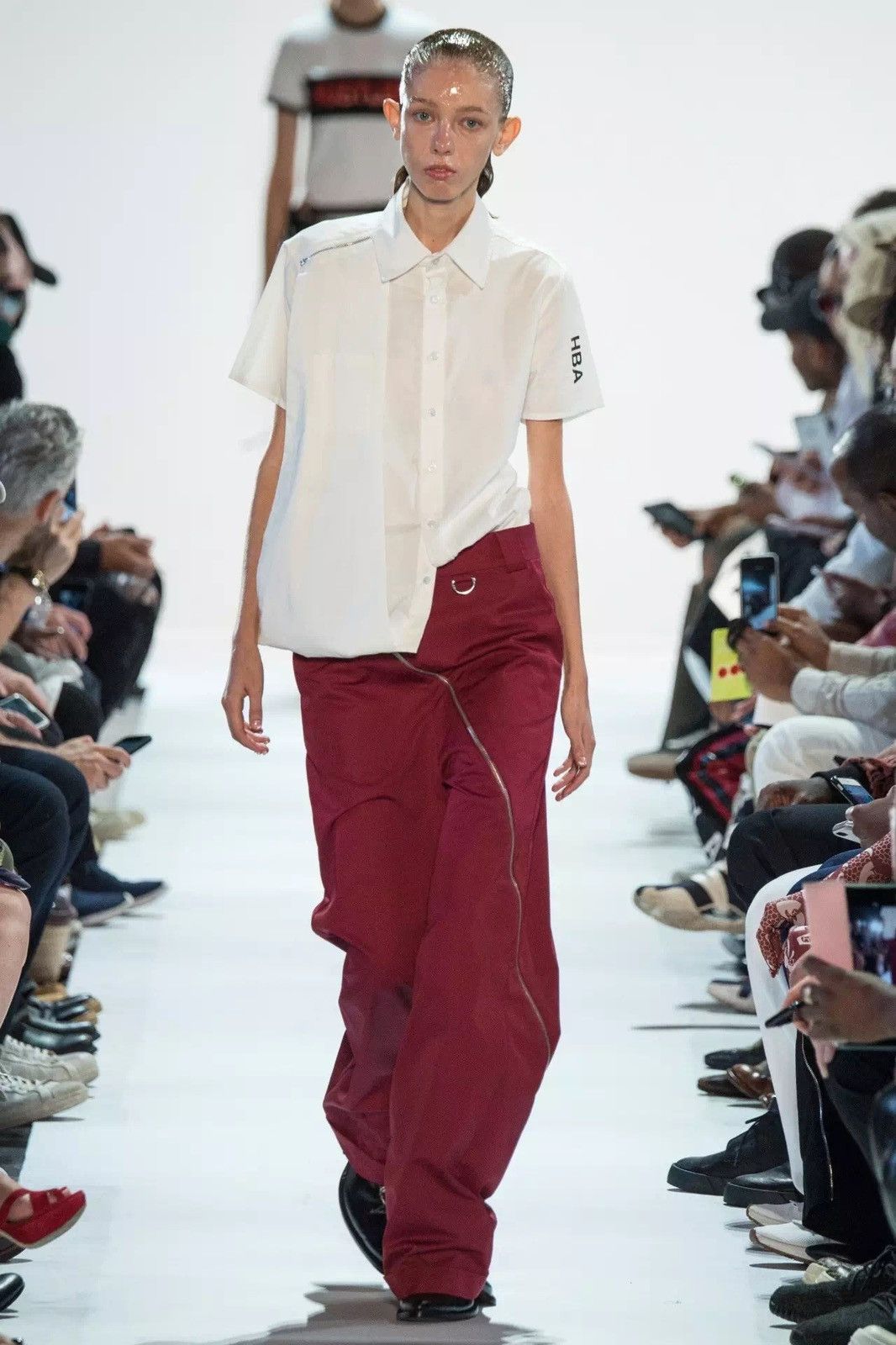 Hood By Air HBA 17SS WENCH 半袖 ポロシャツ Hood By Air HBA 17SS WENCH 半袖 ポロシャツ