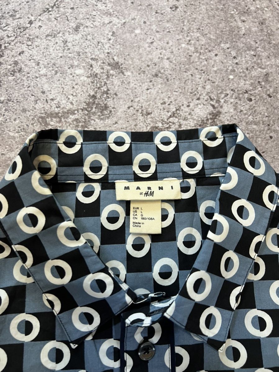 Marni Marni at H&M button up short sleeve Pattern Abstract Shirt Size US L / EU 52-54 / 3 - 4 Thumbnail