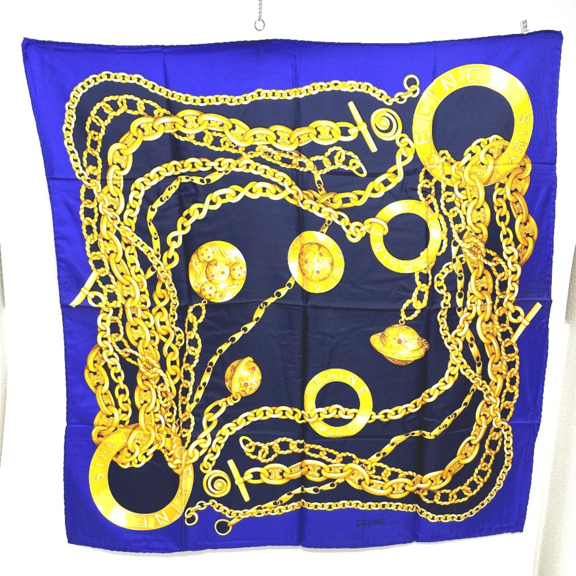 Celine CELINE Large format vintage Scarf purple Size ONE SIZE - 1 Thumbnail