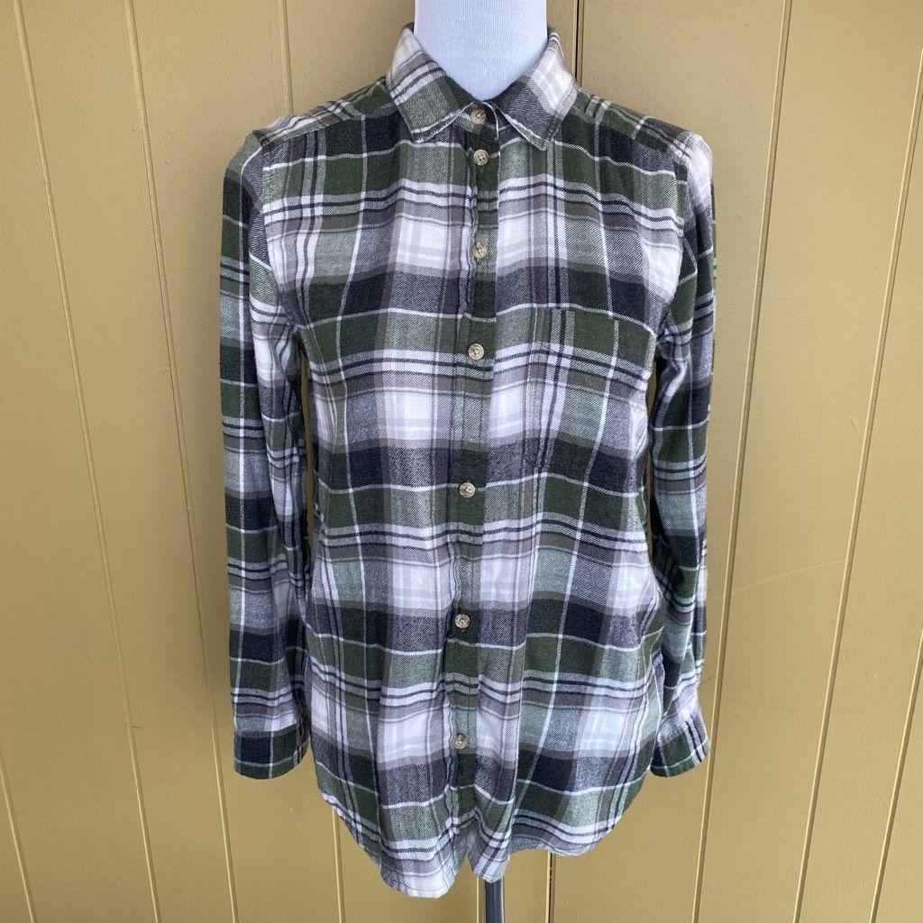 American Eagle Outfitters American eagle women S ahh-mazingly soft boyfriend fit butto Size S / US 4 / IT 40 - 1 Thumbnail