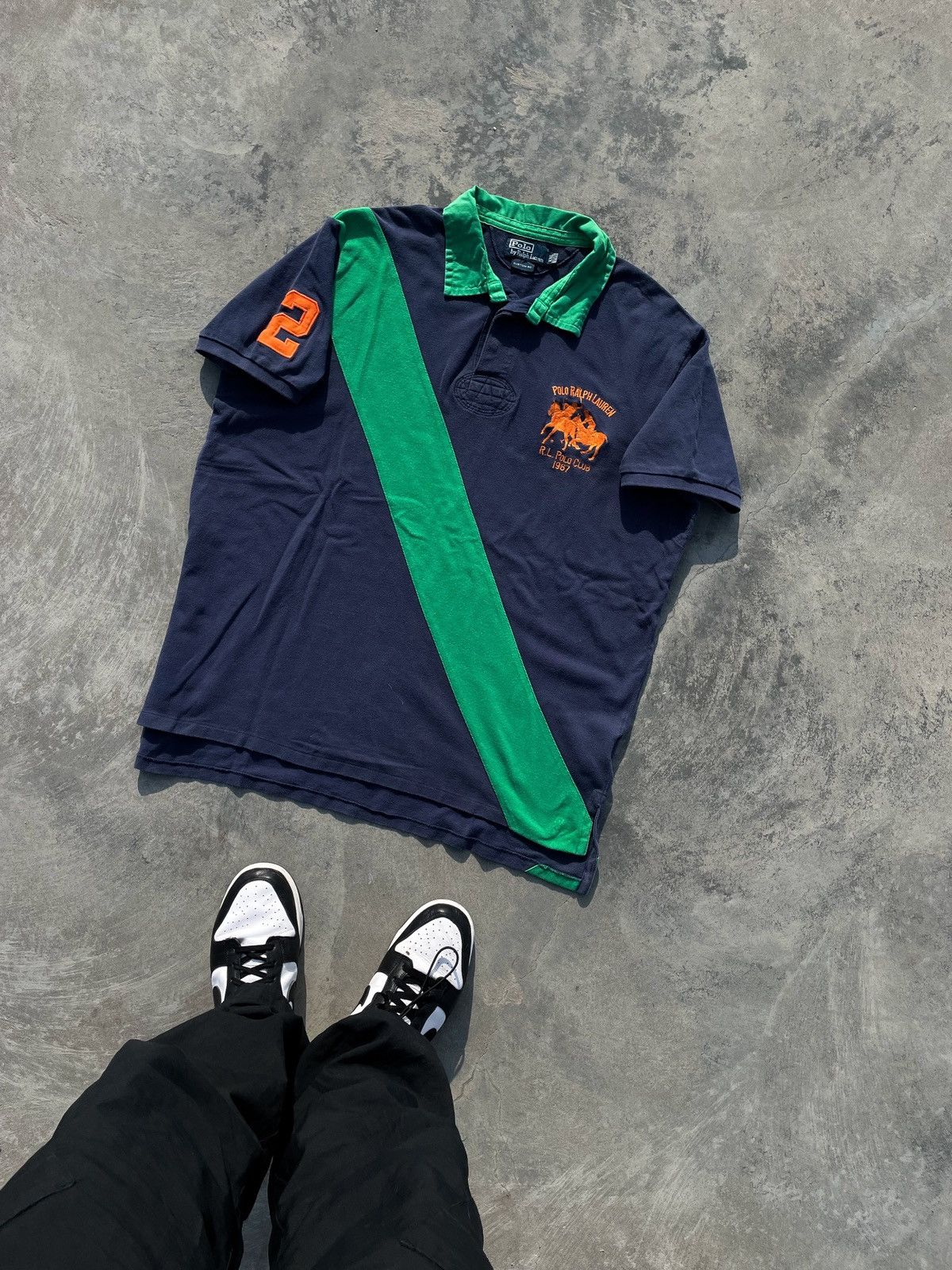 Rugby Ralph Lauren VINTAGE POLO RALPH LAUREN SUMMER CLASSIC BIG PONY shirt Y2K Size US XL / EU 56 / 4 - 8 Thumbnail