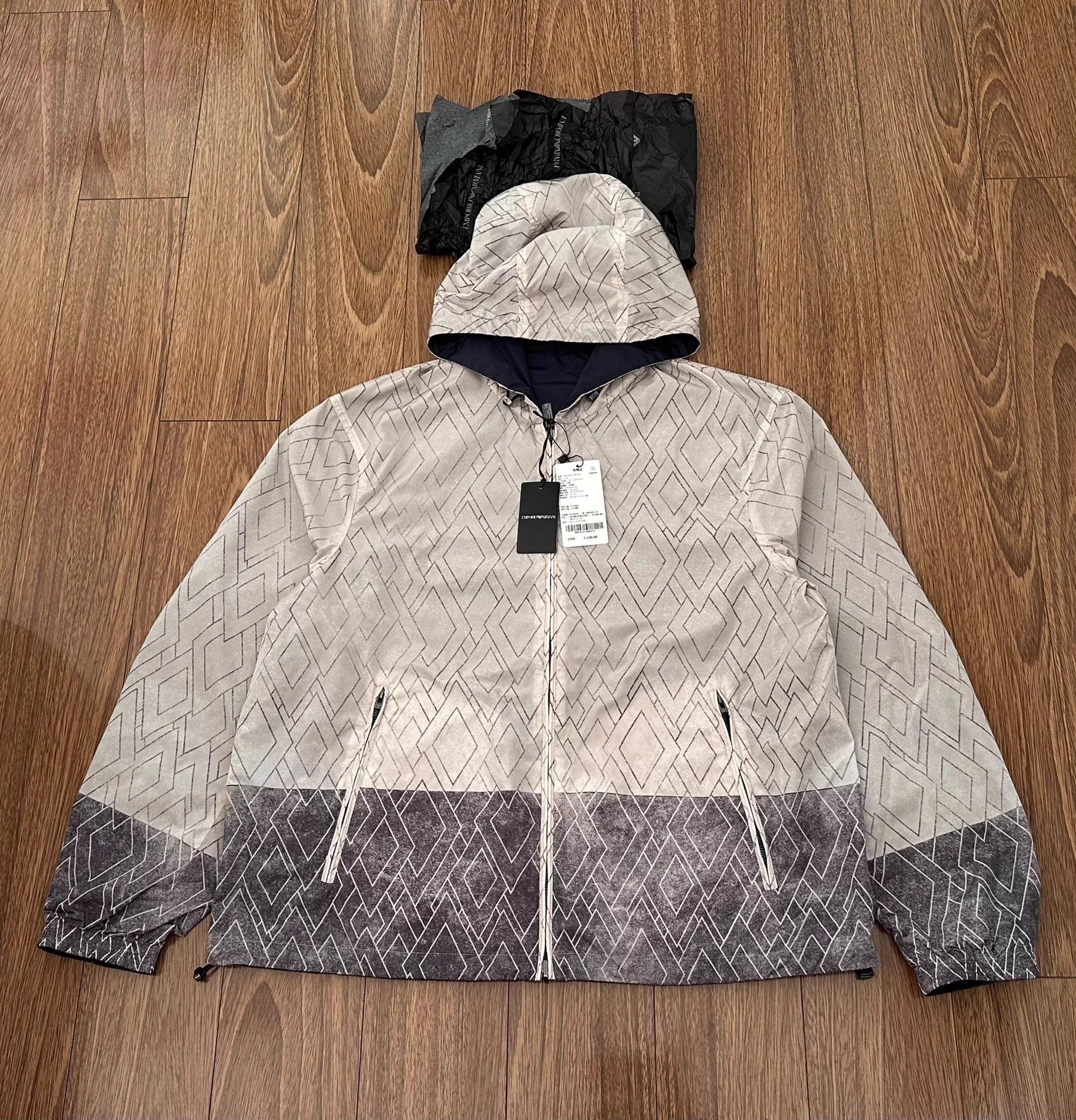 Emporio Armani EMPORIO ARMANI FW25 ls hooded pocket jkt 52 Size US L / EU 52-54 / 3 - 1 Thumbnail