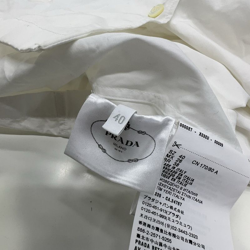 Prada Prada White Long Sleeve Sun Protection Shirt-2506 Size US S / EU 44-46 / 1 - 6 Thumbnail