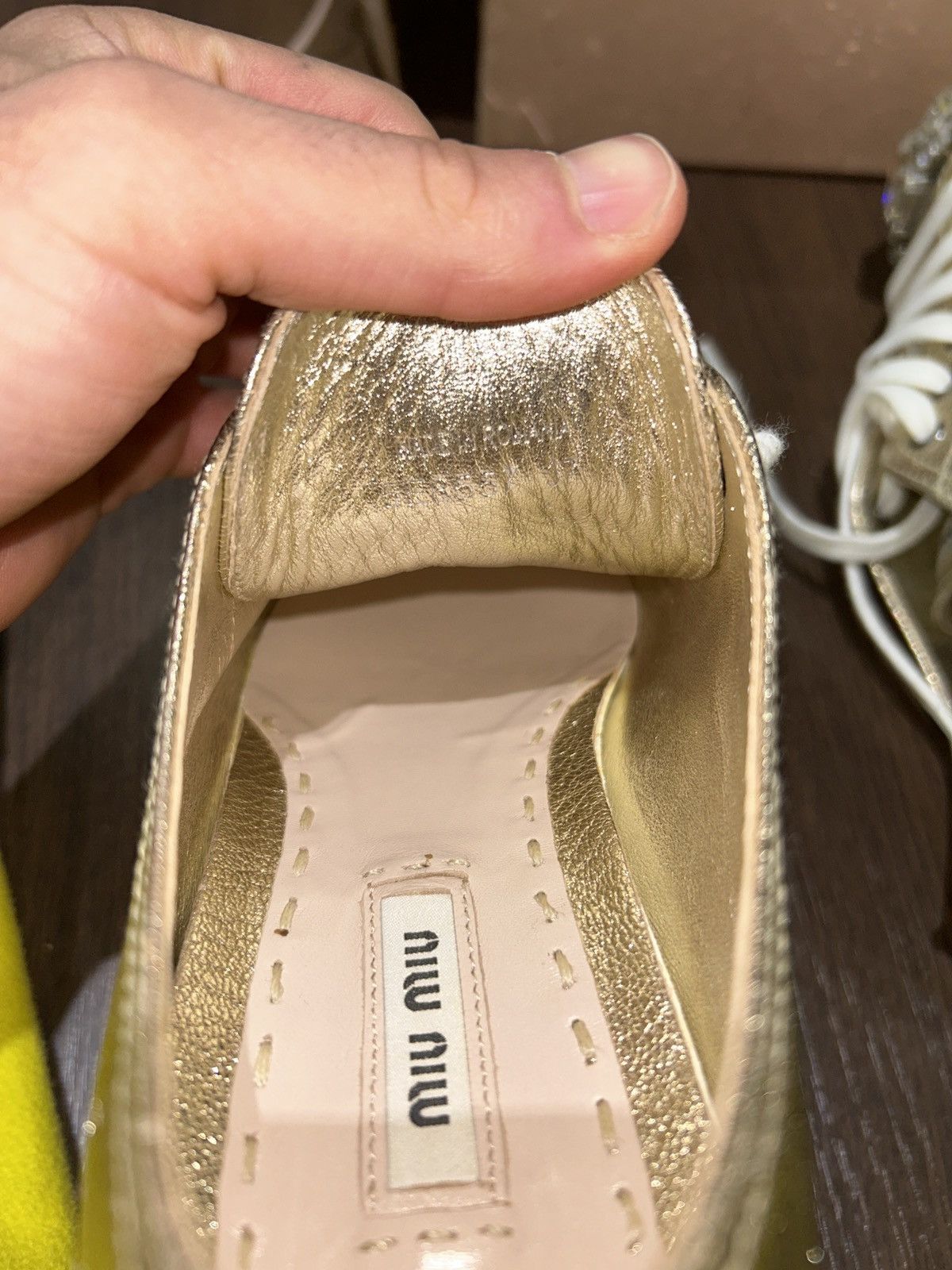 Miu Miu Miu Miu leather sneakers Size US 6.5 / IT 36.5 - 8 Thumbnail