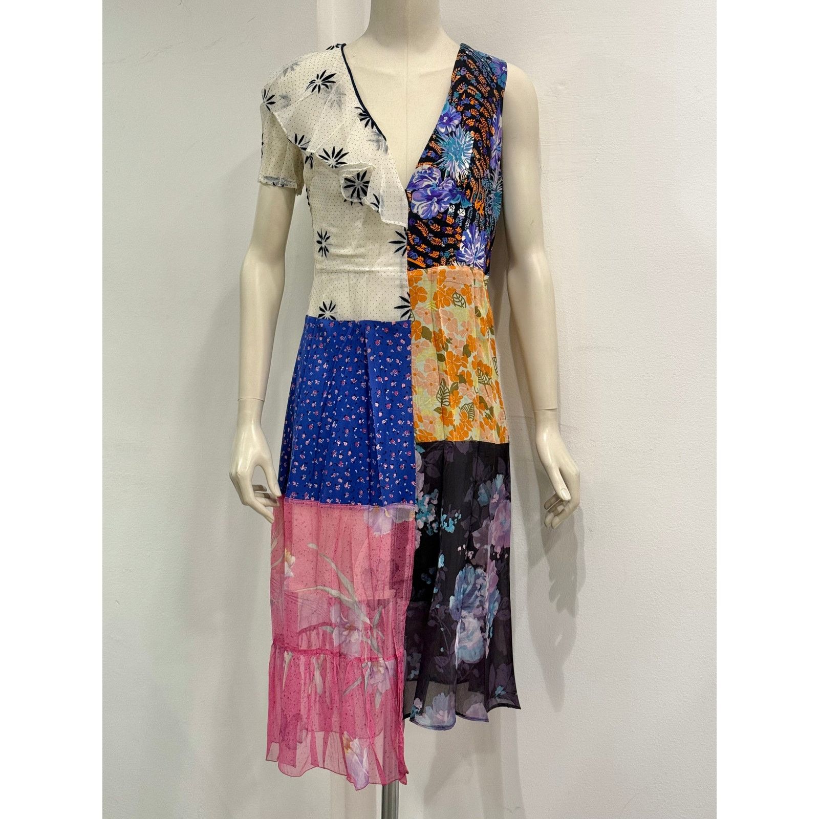 Maison Margiela S/S2005 Maison Margiela artisanal runway patchwork dress. Size ONE SIZE - 2 Thumbnail