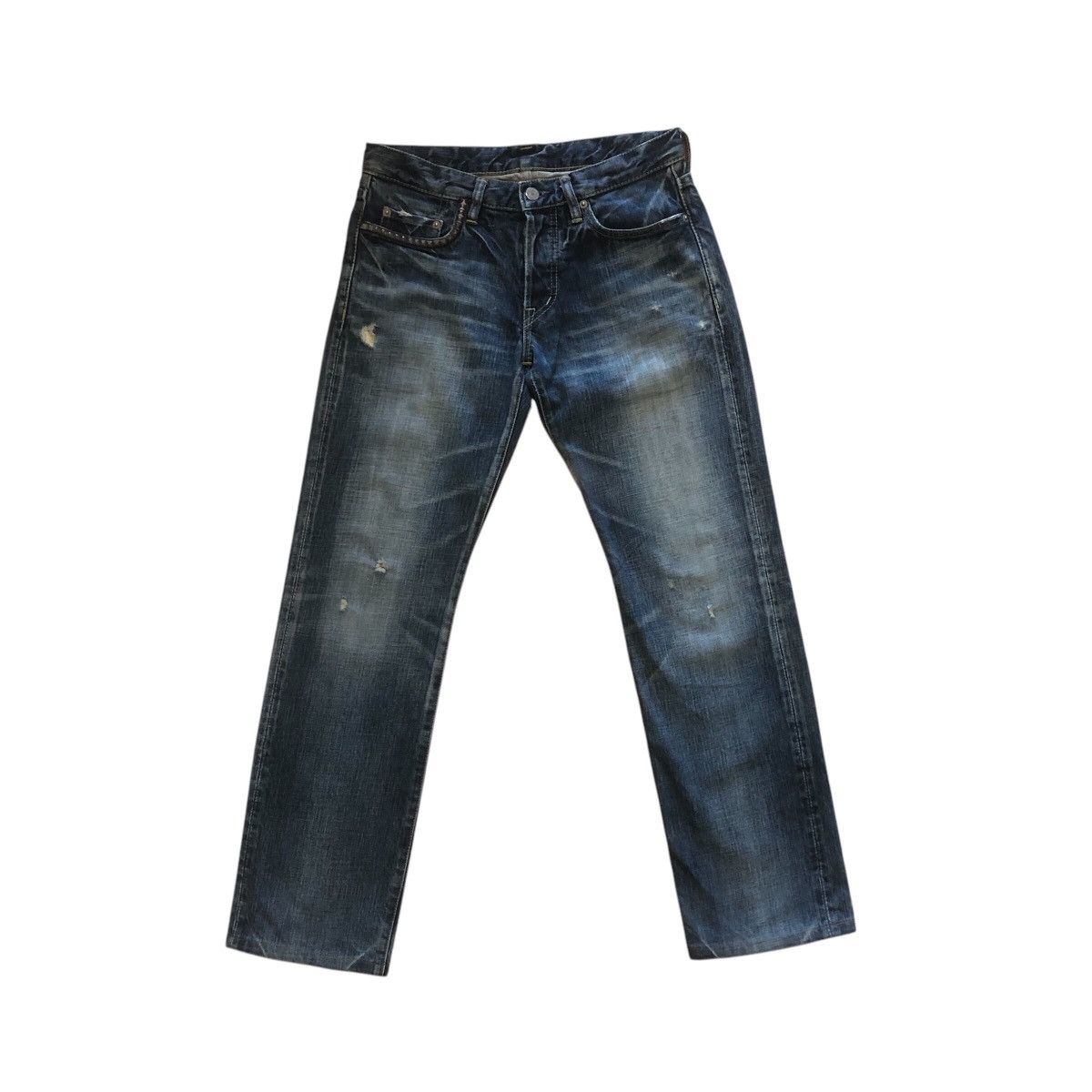 Hyteric Glamour Straigt Cut Jeans Button
