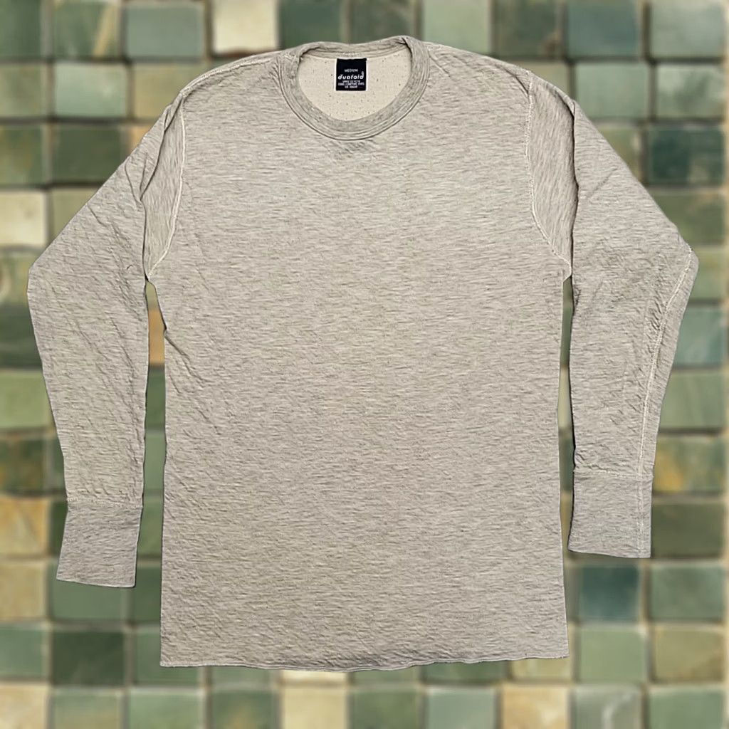 Vintage VINTAGE Duofold Shirt Men M Gray Crewneck Long Sleeve Wool Blend Mid Layer USA Size US M / EU 48-50 / 2 - 1 Thumbnail