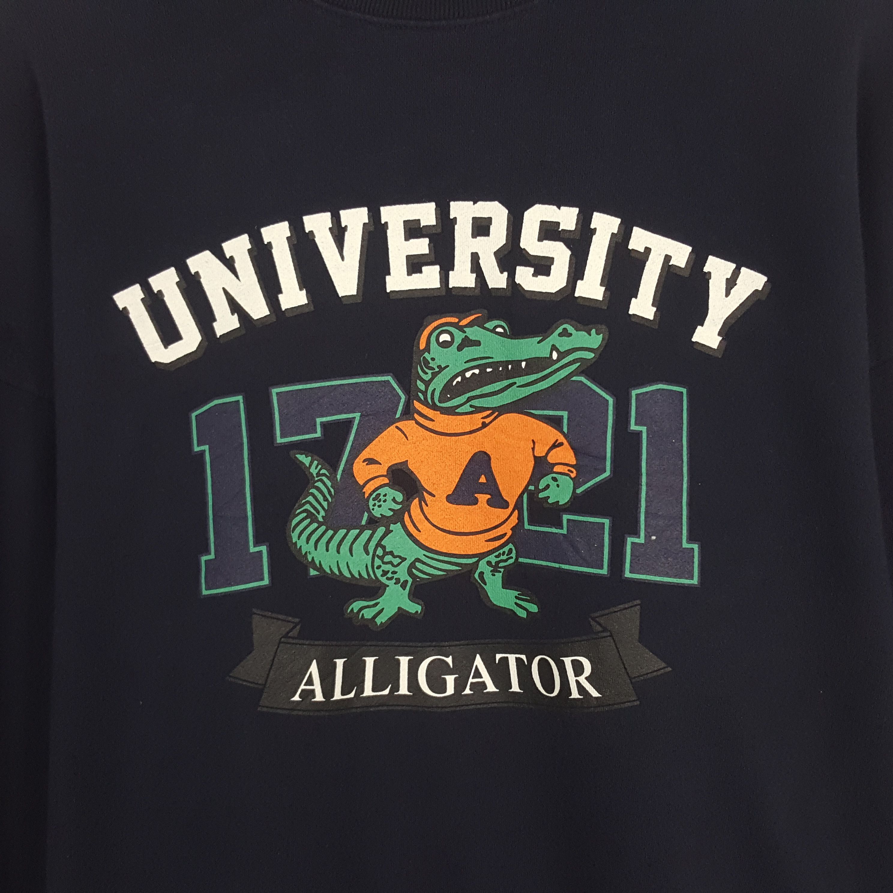 Vintage Vintage University Aligator Sweatshirt Size US L / EU 52-54 / 3 - 2 Thumbnail