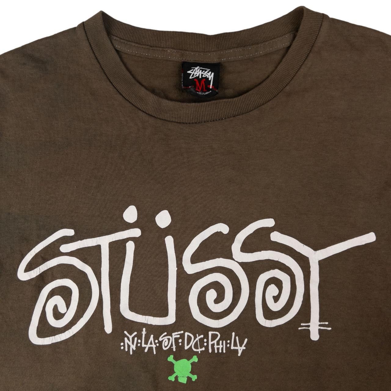 Stussy Vintage Stussy USA Skull Graphic T Shirt Size M Size US M / EU 48-50 / 2 - 3 Thumbnail