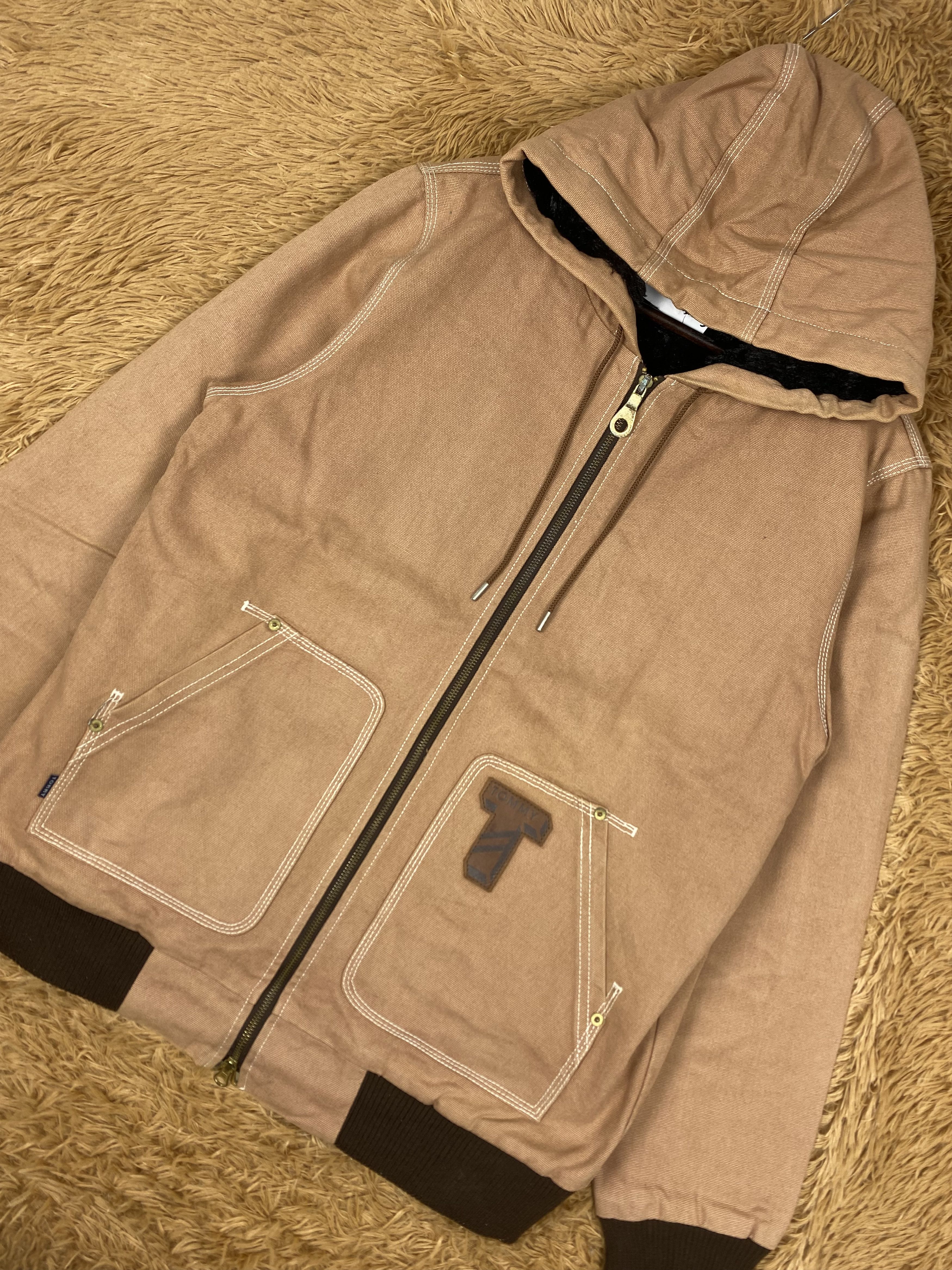 Tommy Hilfiger Vintage Tommy Zip Up With Hoodie Jacket DJ0938 Size US XL / EU 56 / 4 - 2 Thumbnail
