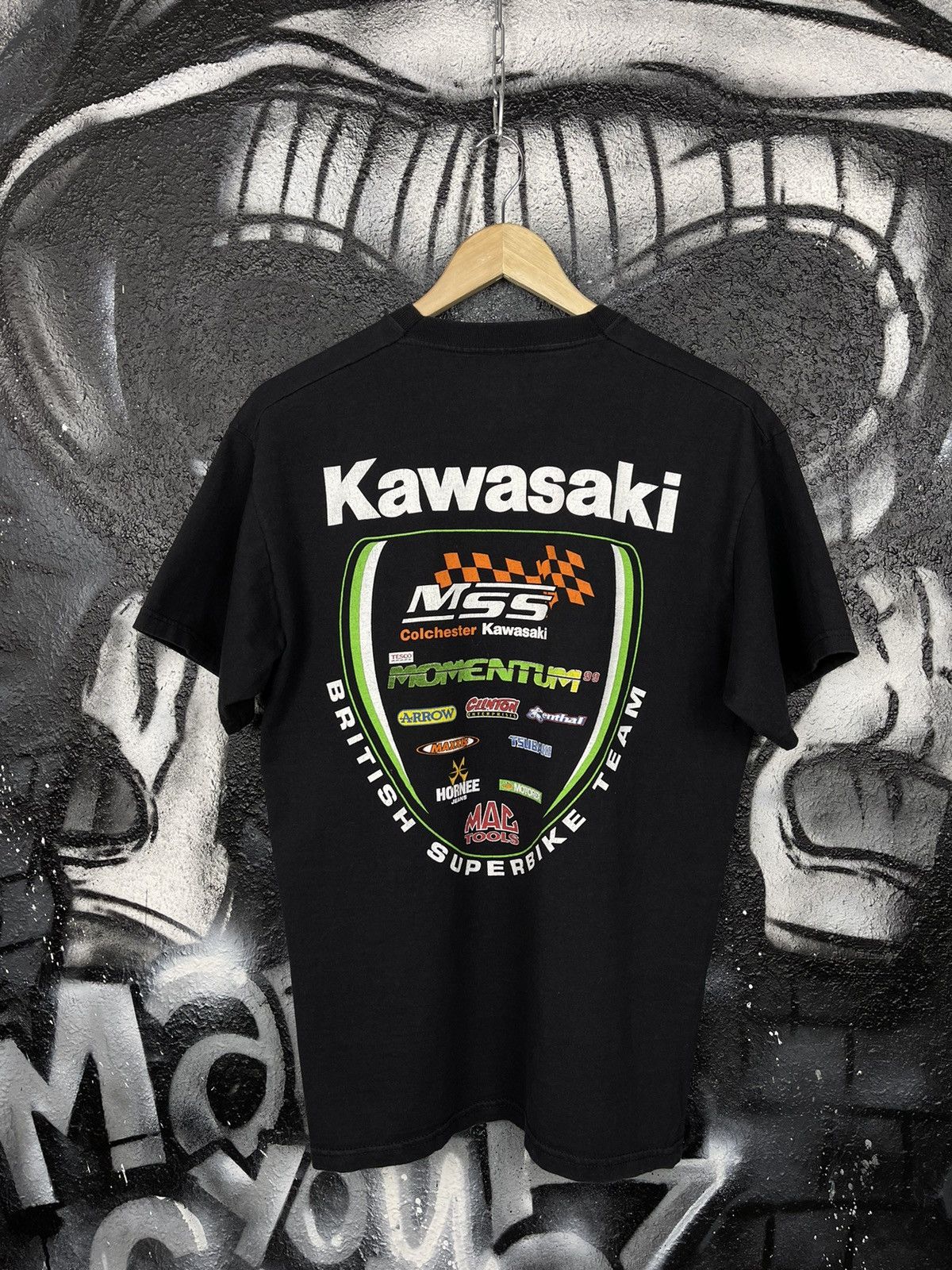 Fruit Of The Loom Kawasaki British Superbike Team Racing T-Shirt Men’s Size L Size US L / EU 52-54 / 3 - 6 Thumbnail