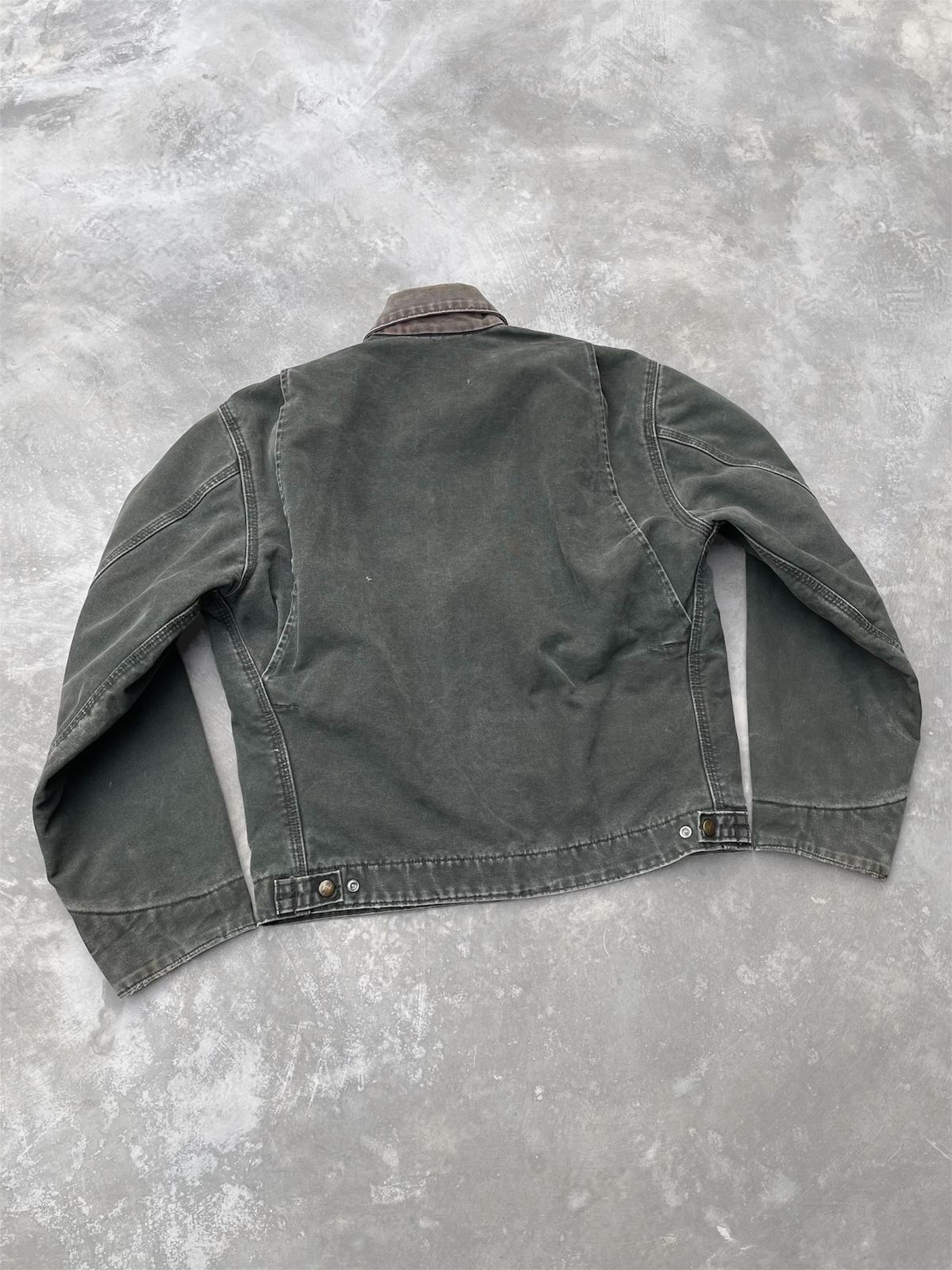 Carhartt Vintage Faded Mosgreen Carhartt Detroit Jacket J97-MOS Size US M / EU 48-50 / 2 - 7 Thumbnail
