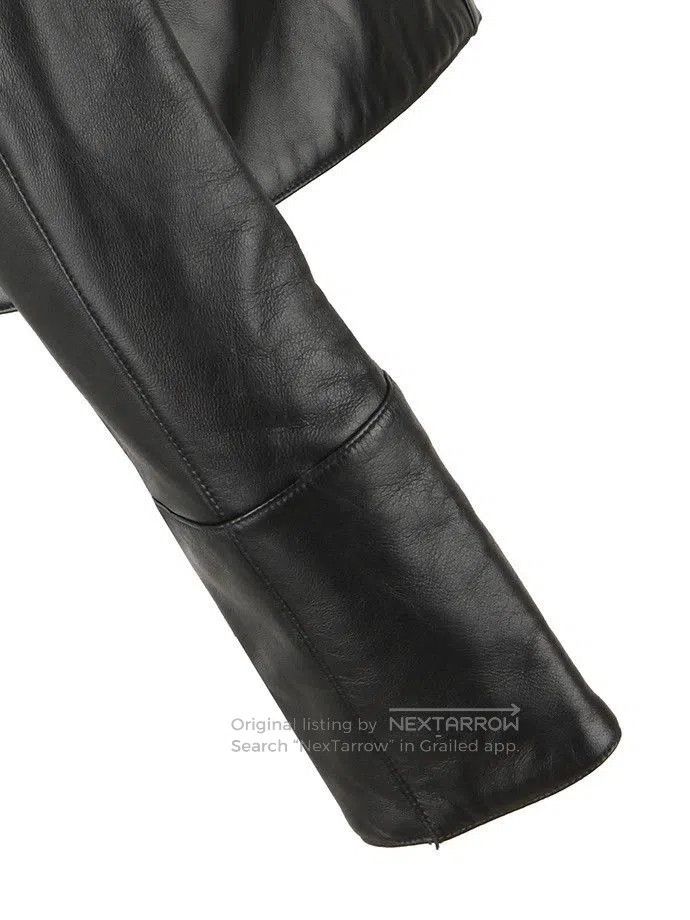Fendi FENDI Black Leather Jacket with Fur Collar. Size US S / EU 44-46 / 1 - 6 Thumbnail