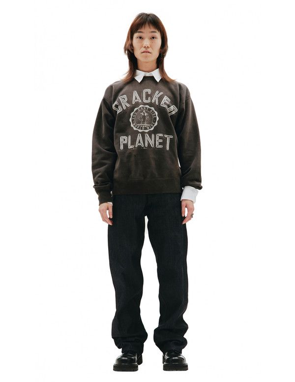 Saint Michael Cracked Planet Crewneck Sweatshirt Size US L / EU 52-54 / 3 - 1 Thumbnail