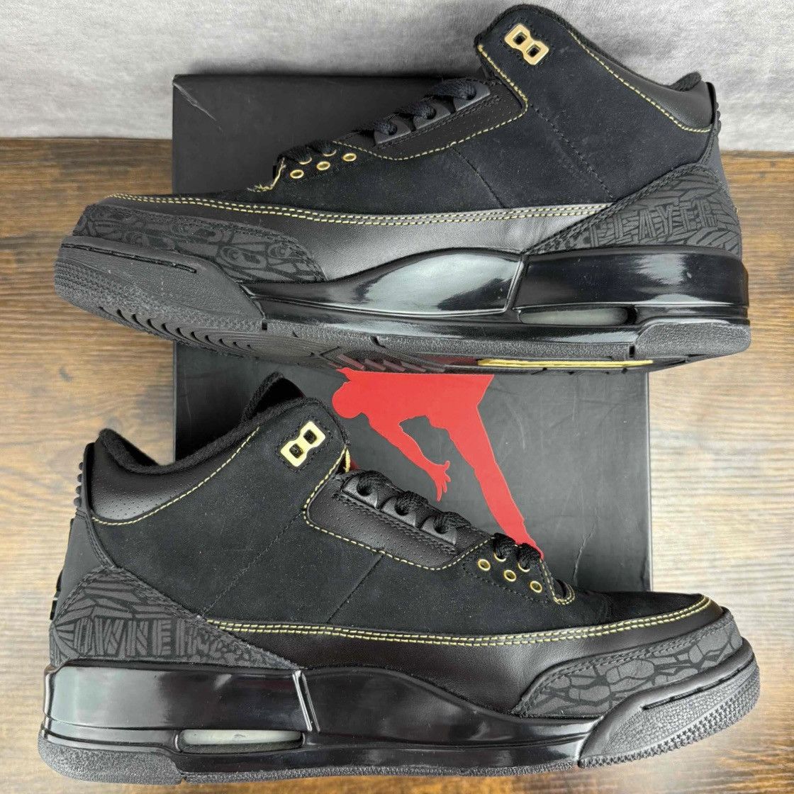 Jordan Brand Air Jordan 3 Retro Black History Month Size 10 455657-001 OG Size US 10.5 / EU 43-44 - 4 Thumbnail