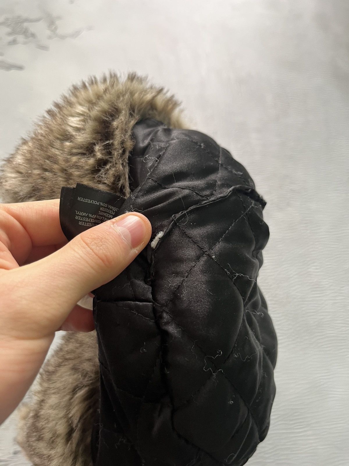 Hysteric Glamour Y2K Faux Fur Ushanka Vintage Fuzzy Warm Trapper Hat Size ONE SIZE - 9 Thumbnail